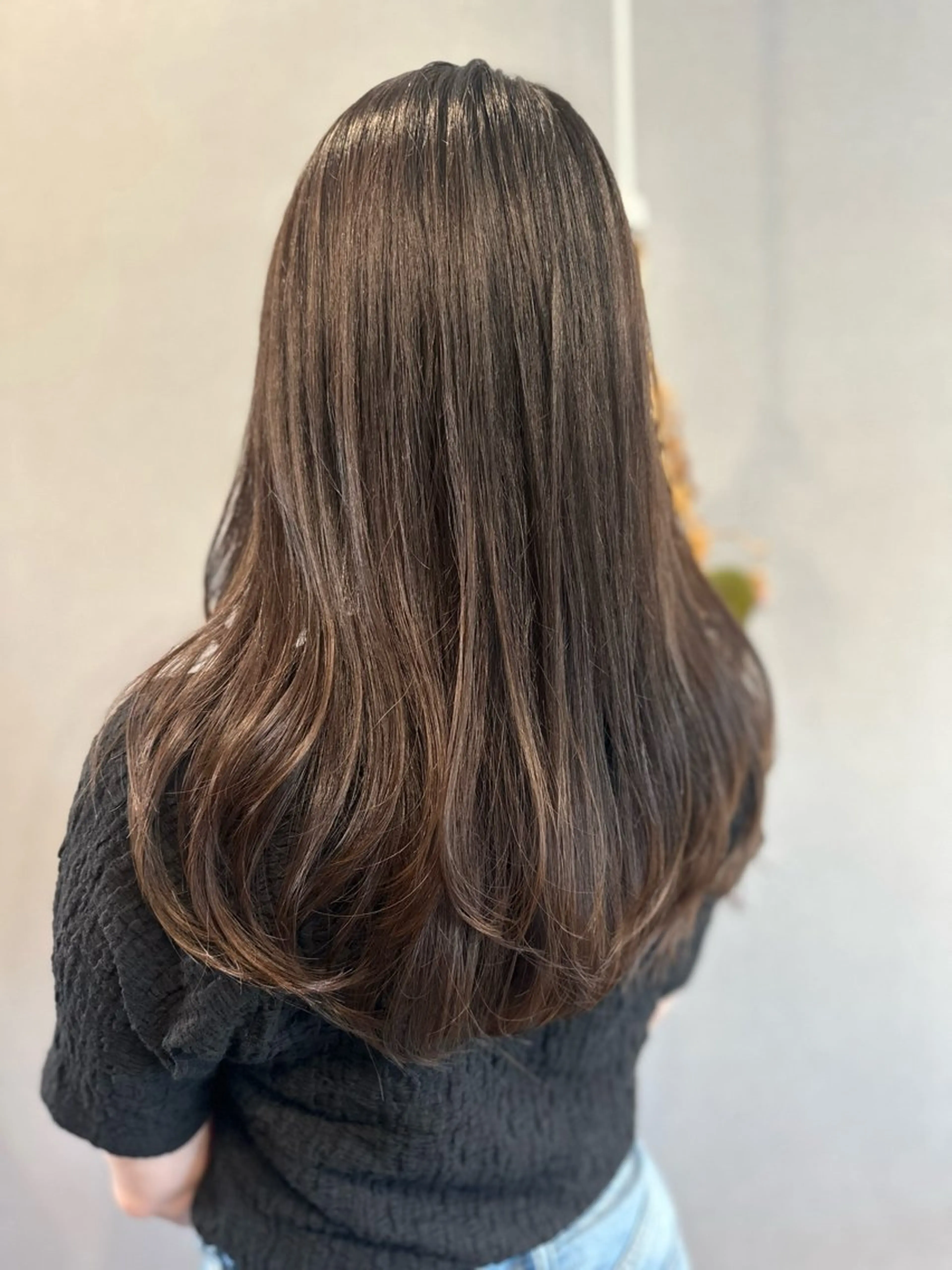 ロング カラー カット ヘアカラー トリートメント K Harukaのヘアスタイル