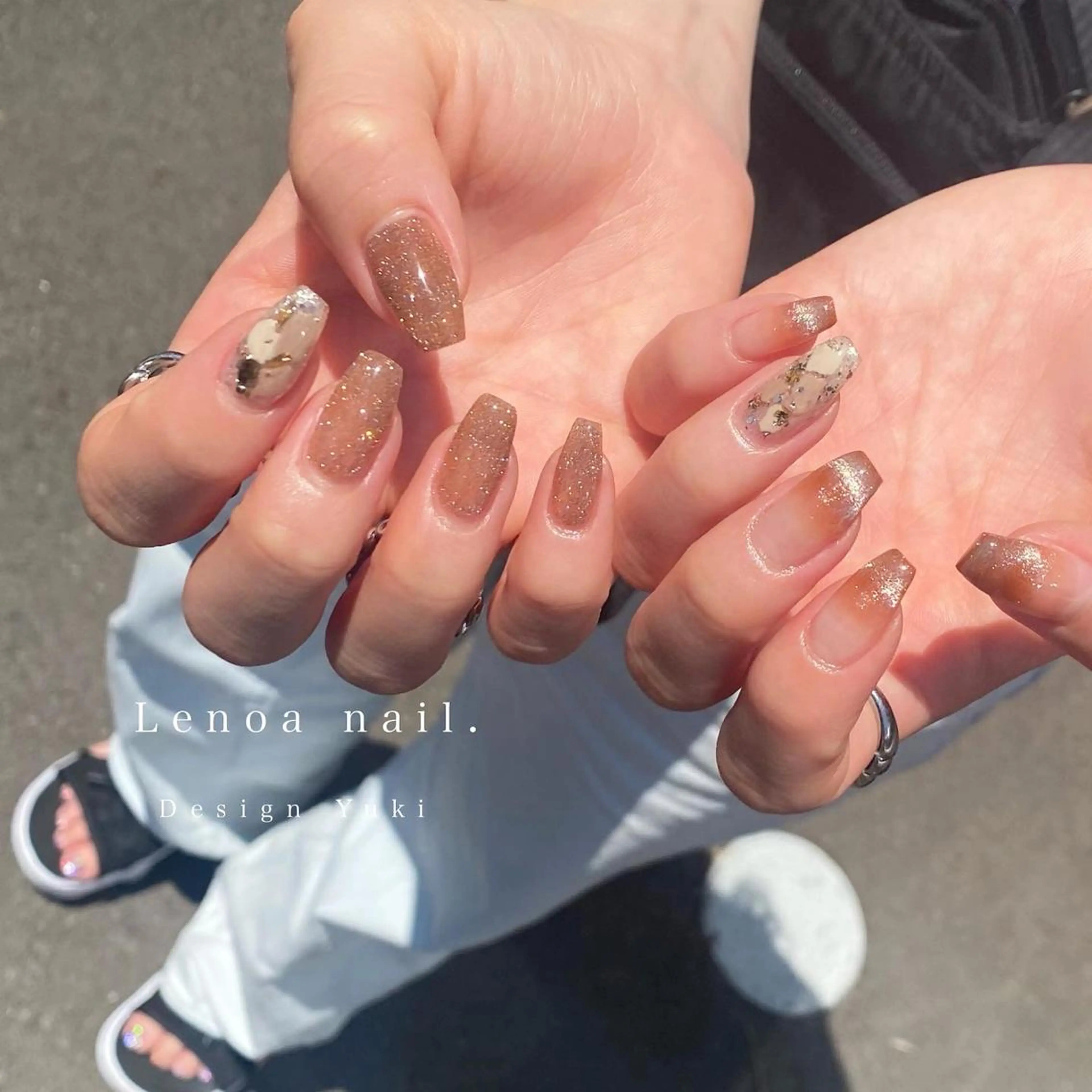 ネイル ハンドネイル Lenoa Yukiのネイルデザイン