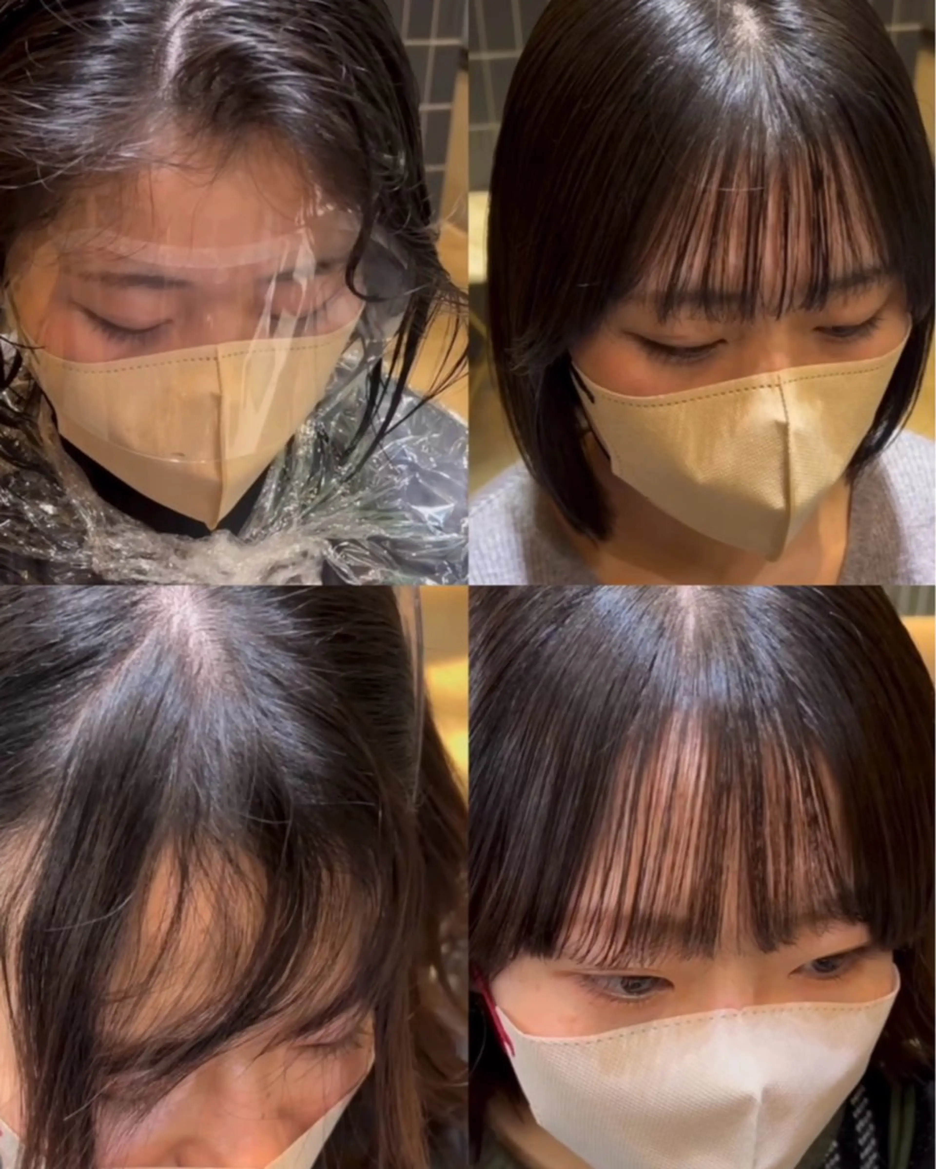 ショート 似合わせレイヤー・ボ ブ タナカ レイヤのヘアスタイル