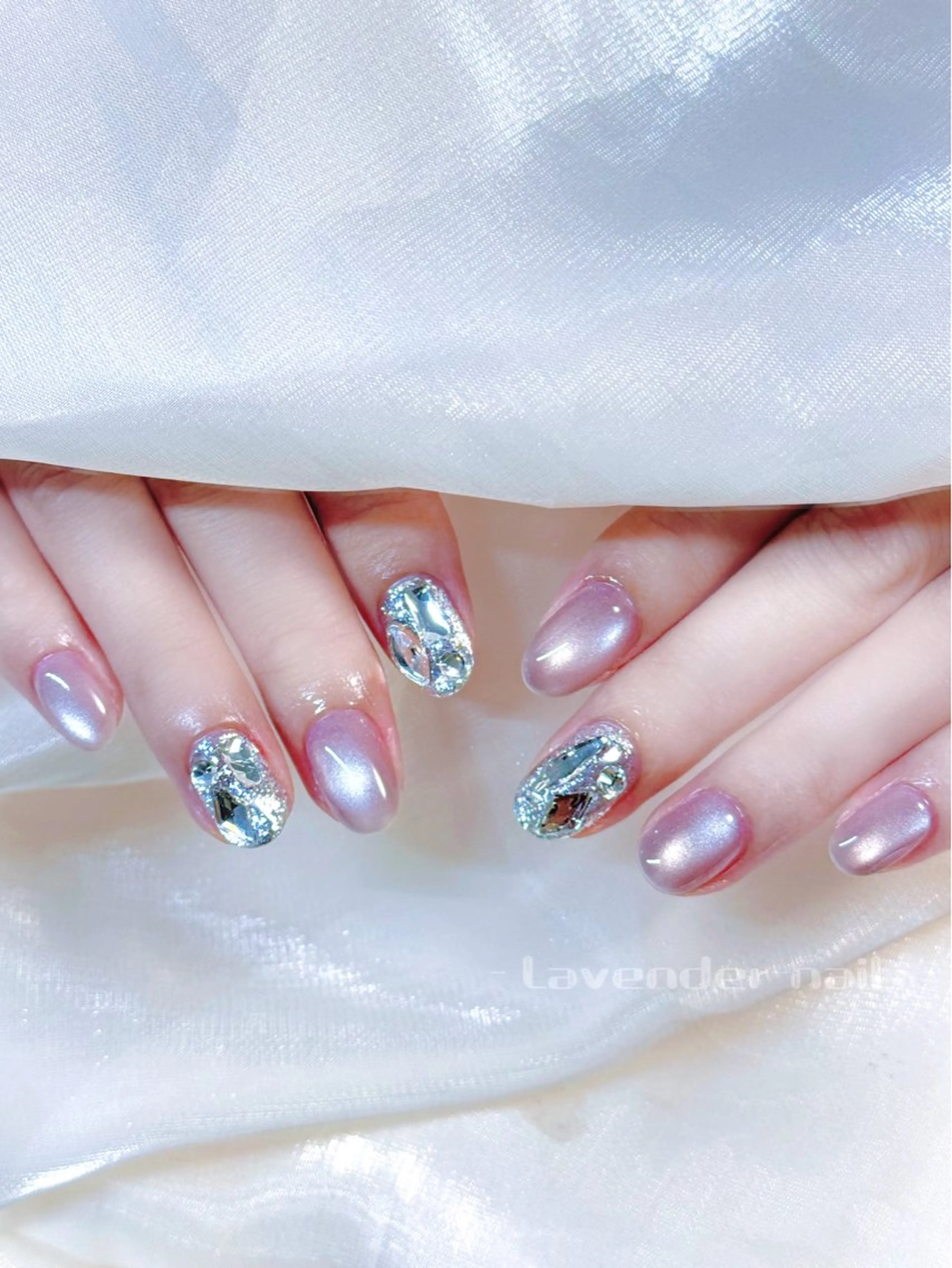 ネイル ハンドネイル Lavender nail·北18条のネイルデザイン