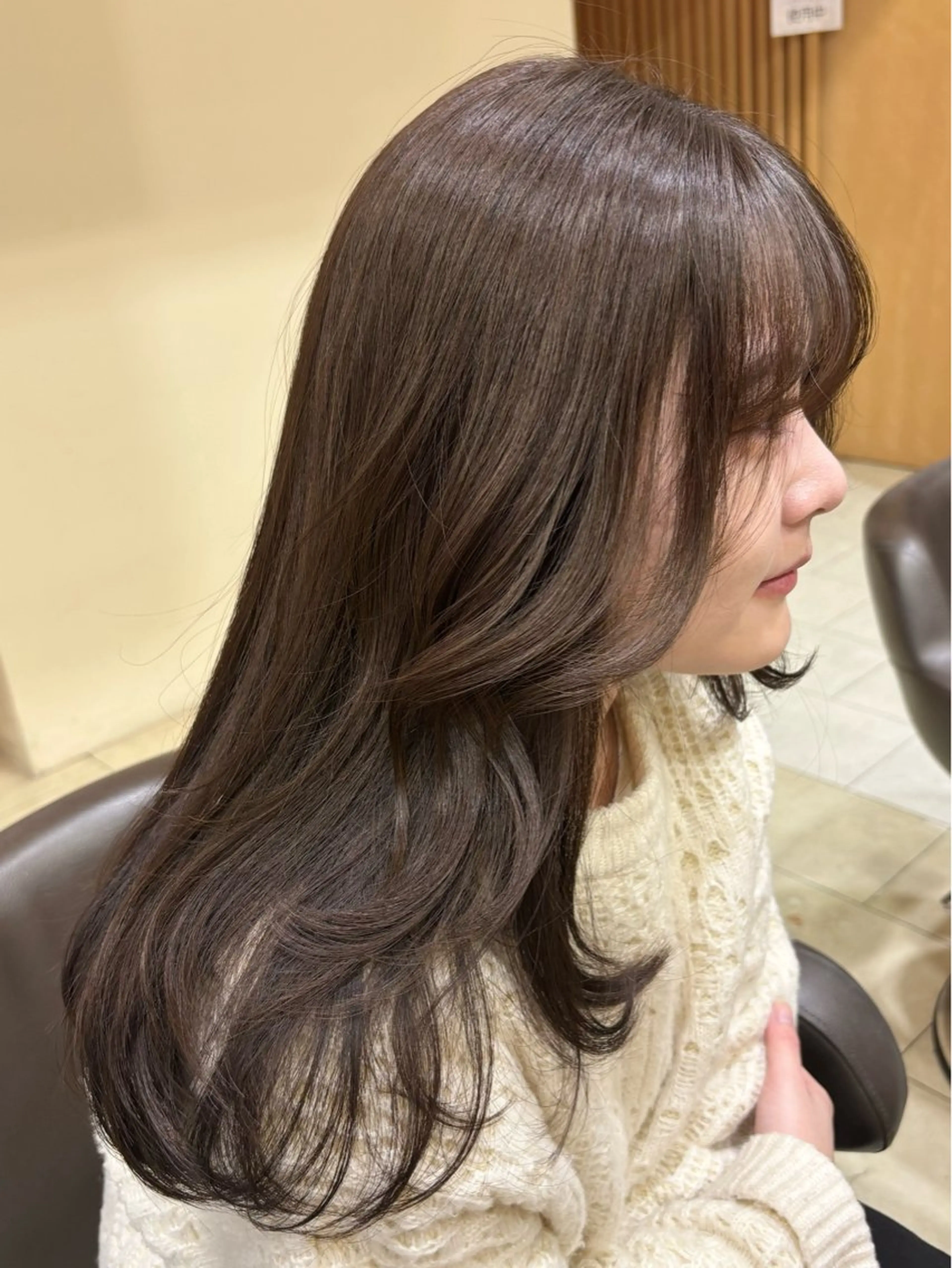 セミロング カラー カット ヘアカラー fameu / hinaのマツエク・マツパデザイン