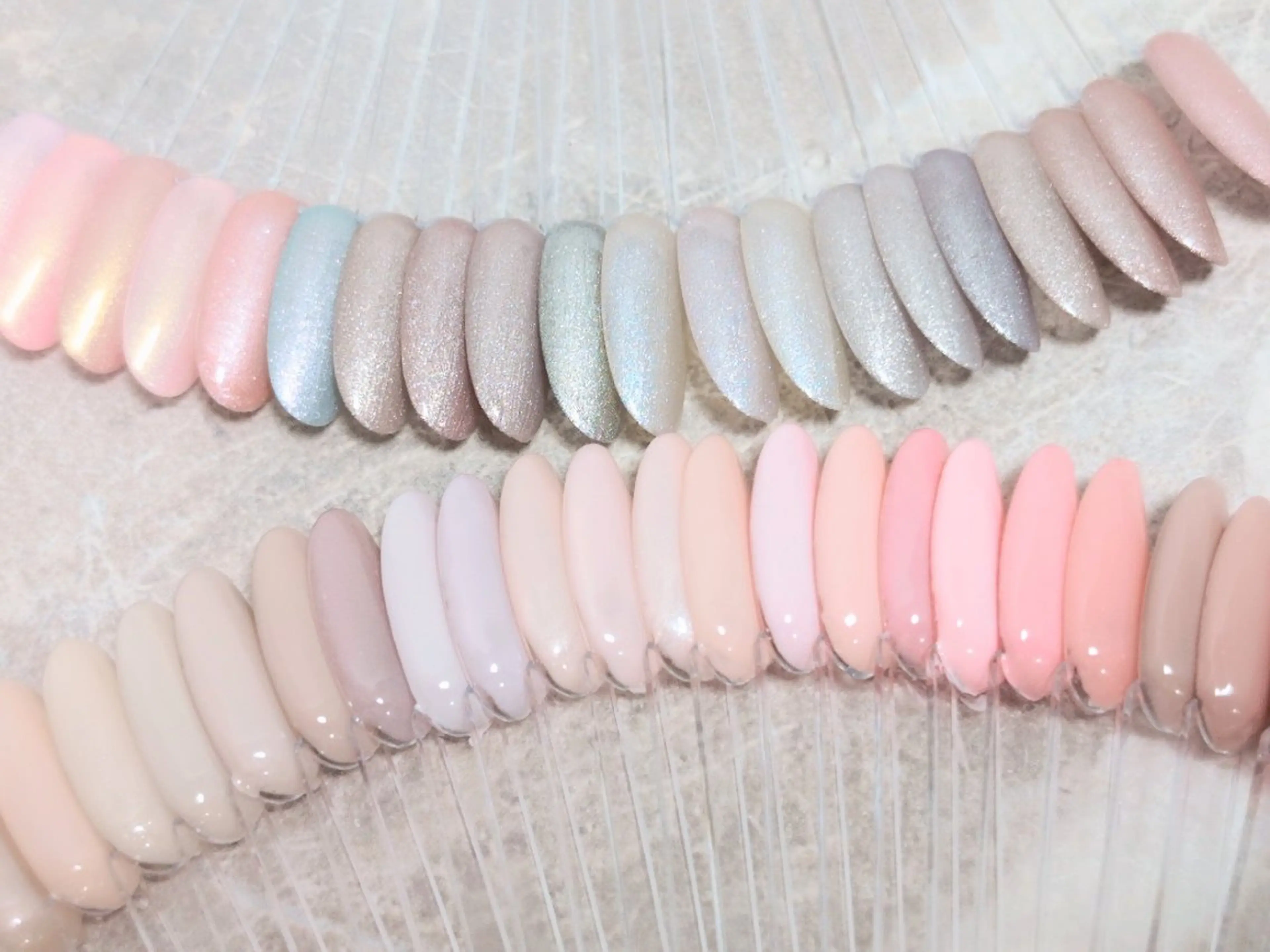 シンプルネイル（ワンカラー、ラメグラ）オフ込の写真