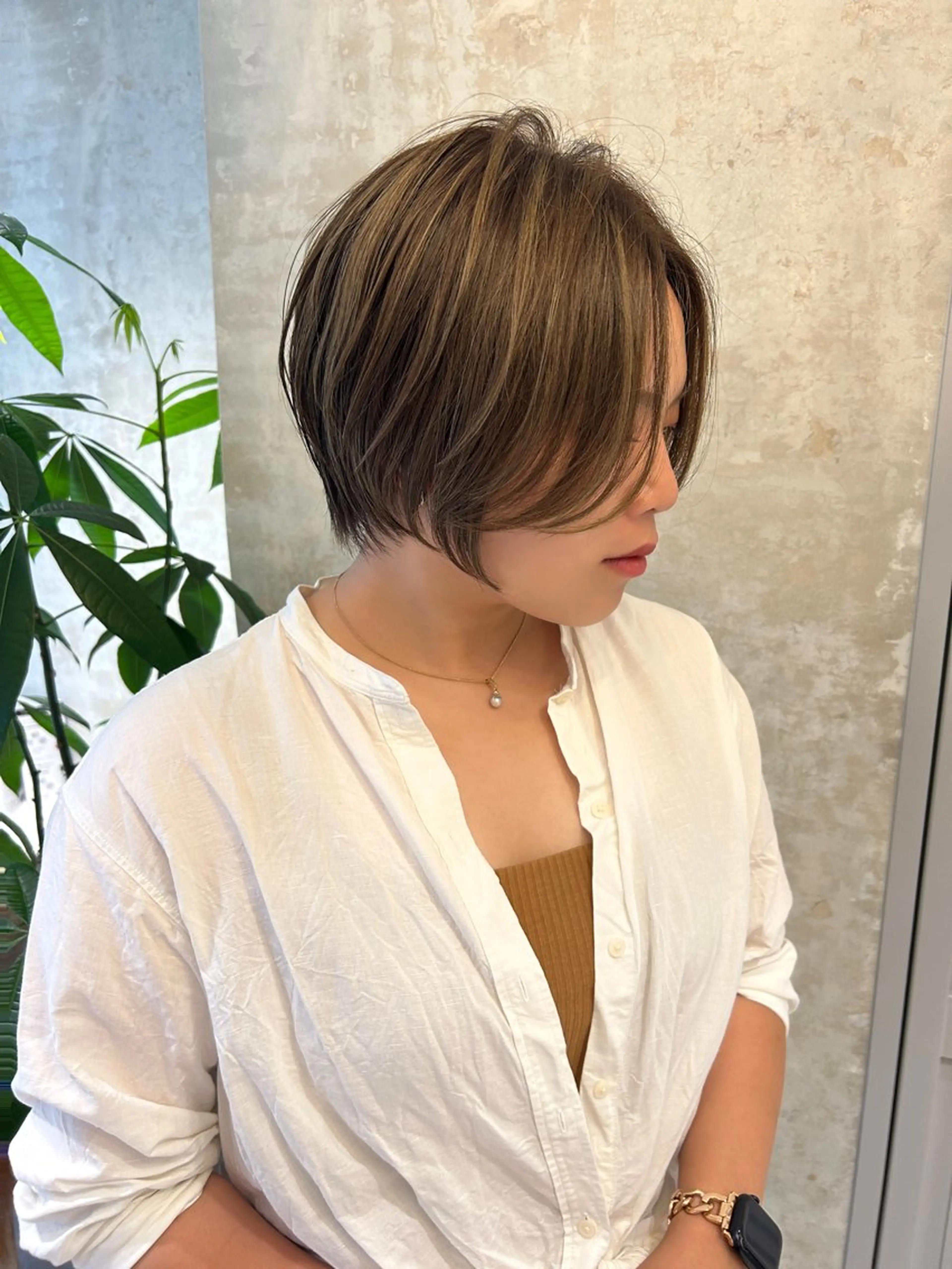 ショート 小野 明日香のヘアスタイル