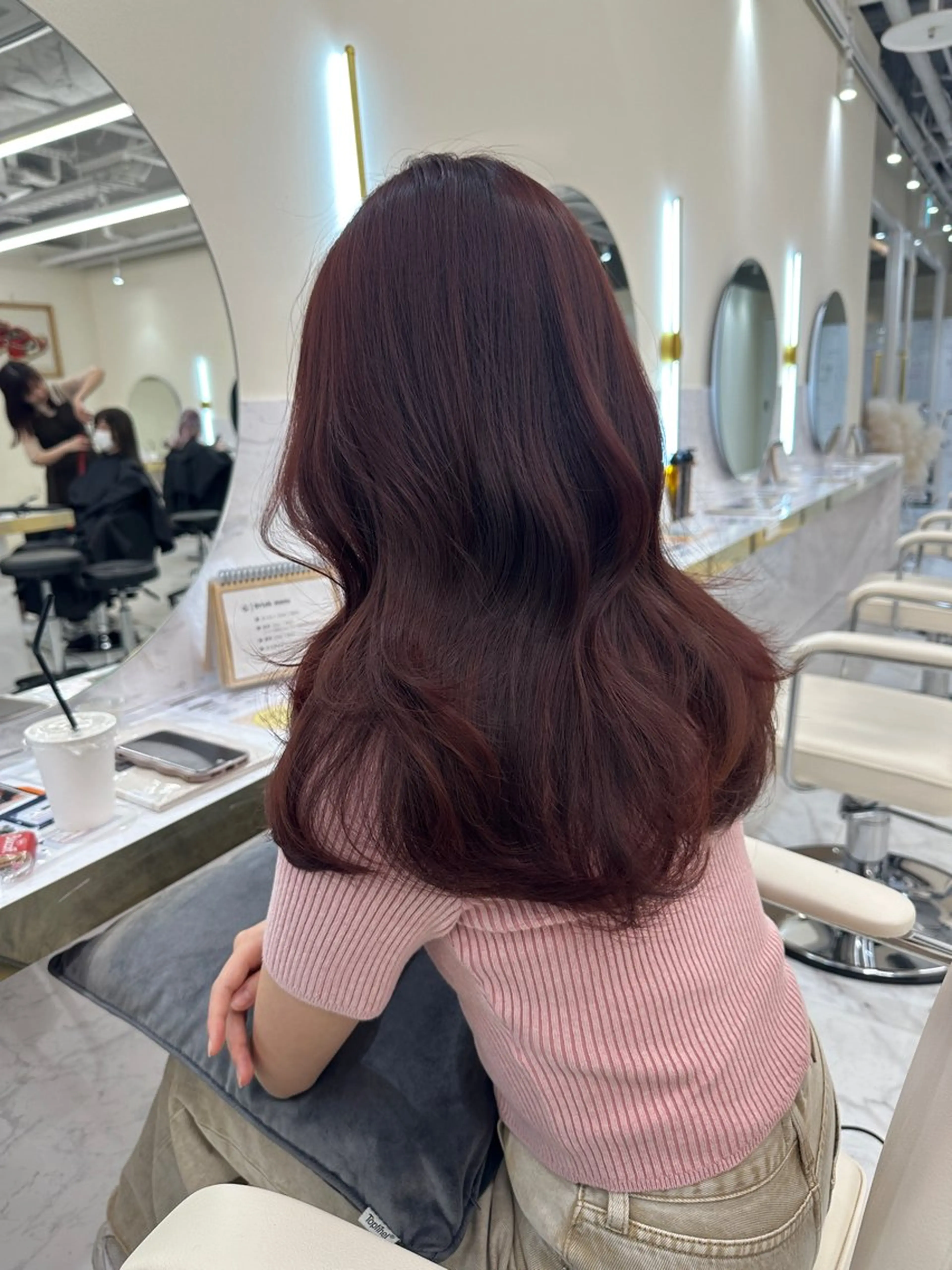 ミディアム 髪質改善 レイヤーカット 似合わせカット カット ヘアカラー トリートメント 似合わせレイヤーカッ ト🩶瀧本美咲のヘアスタイル