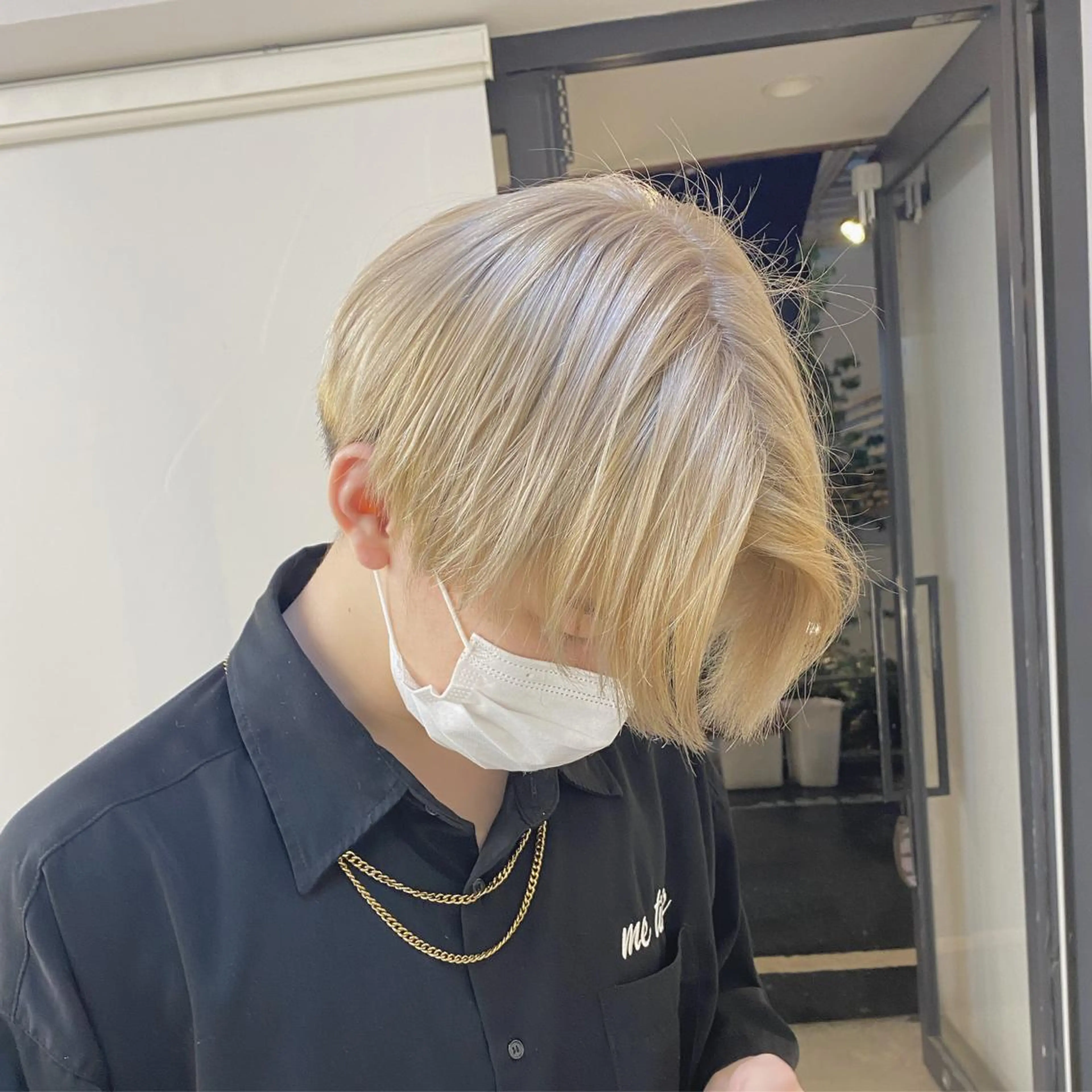 ショート カラー パーマ ヘアアレンジ メンズ キッズ ネイル マツエク・マツパ アイブロウ 暖色系/透明感 治野心のヘアスタイル