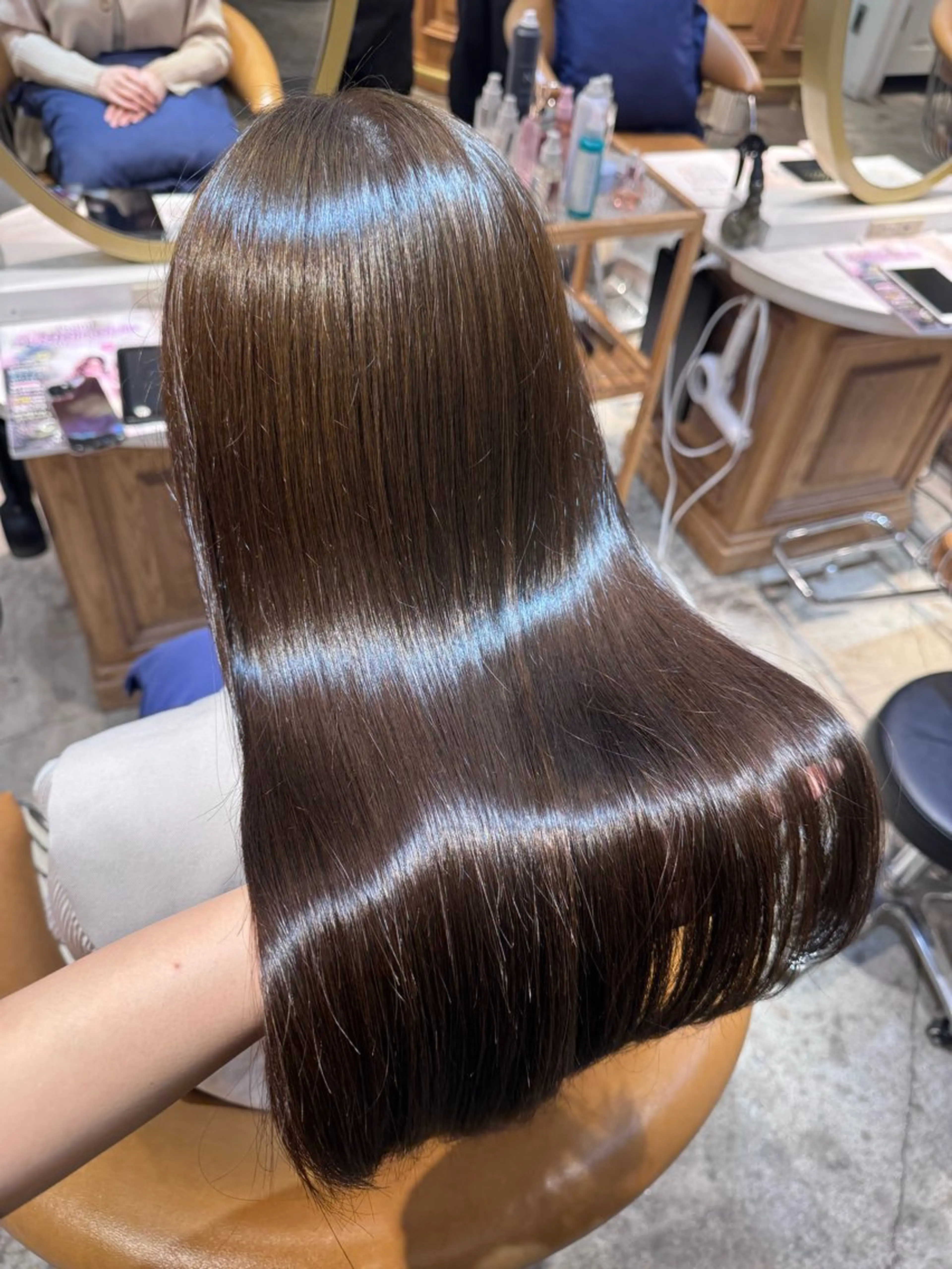 ロング カラー ヘアカラー トリートメント 艶カラー/高発色 /髪質改善/てぃあらのヘアスタイル
