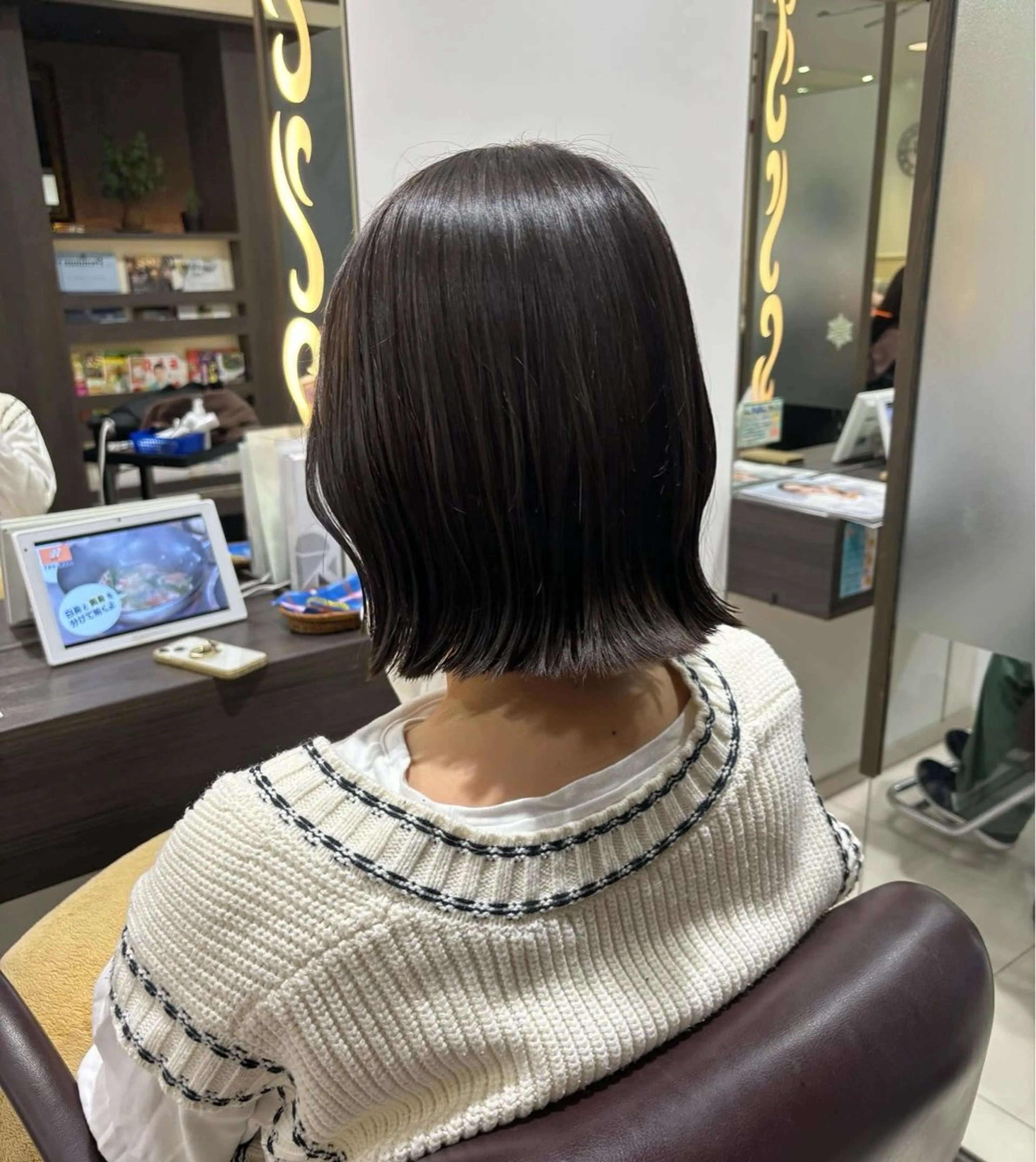 ショート ボブ カット トリートメント ぷつっとボブ/ちゅる ピンク/mika☆のヘアスタイル