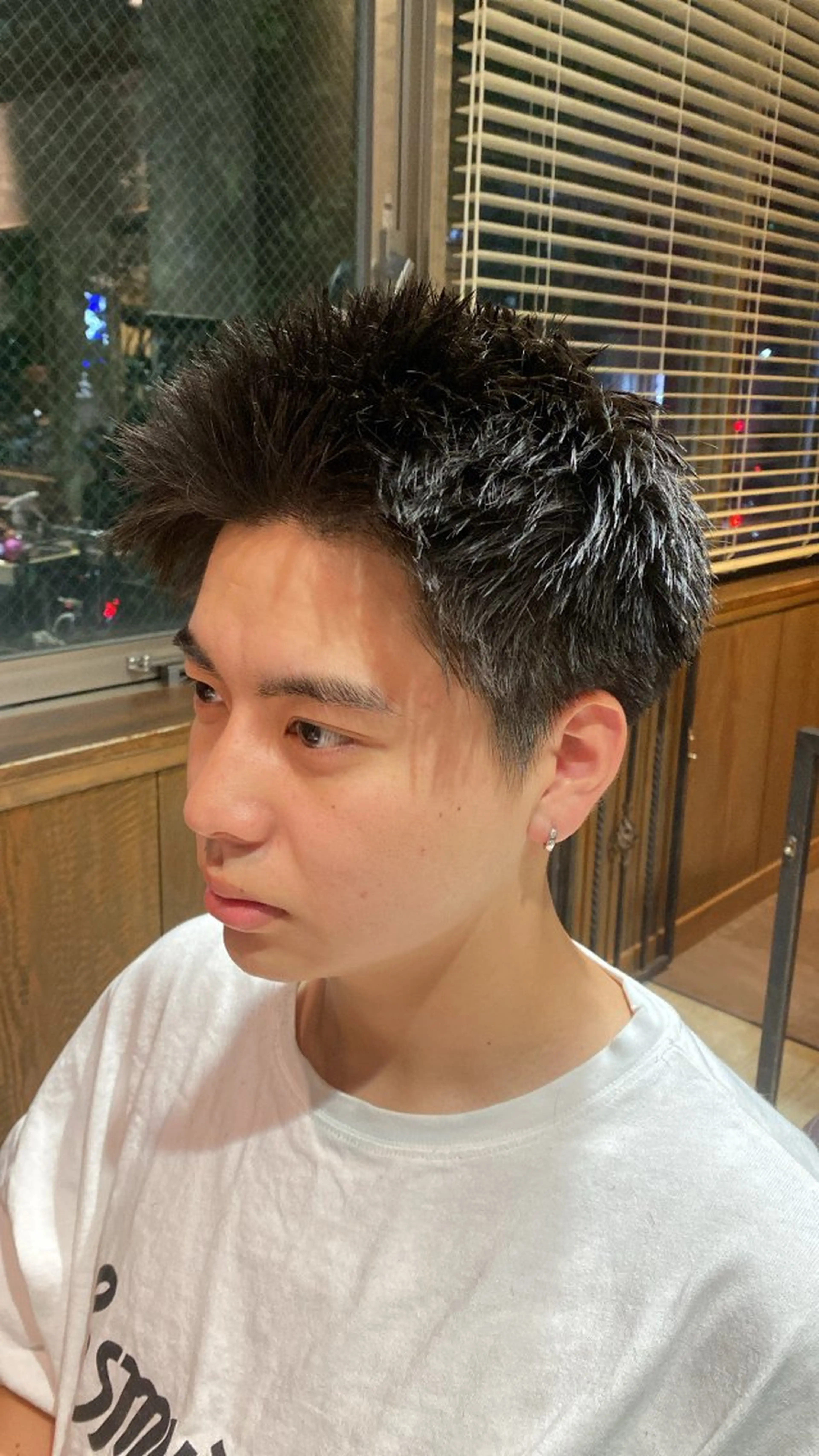 【RYUSEI🈹】メンズcut/今流行りのspiky short/似合わせ/冬こそ短髪に✨の写真