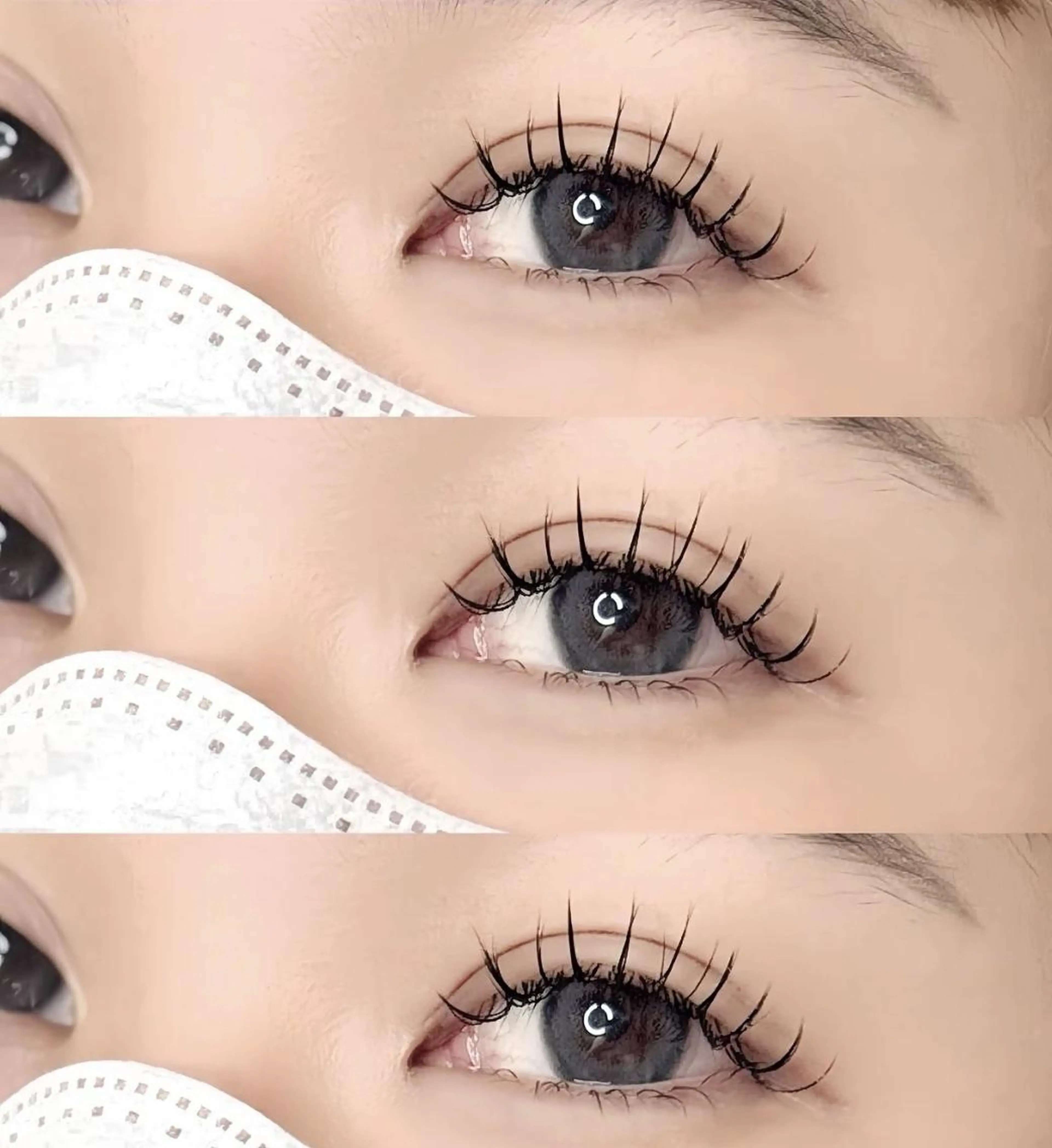 マツエク・マツパ 付け放題 バインドロック 束感まつ毛 カラーマツエク フラットラッシュ ABマツエクネイル サロン2号店らくらくのマツエク・マツパデザイン