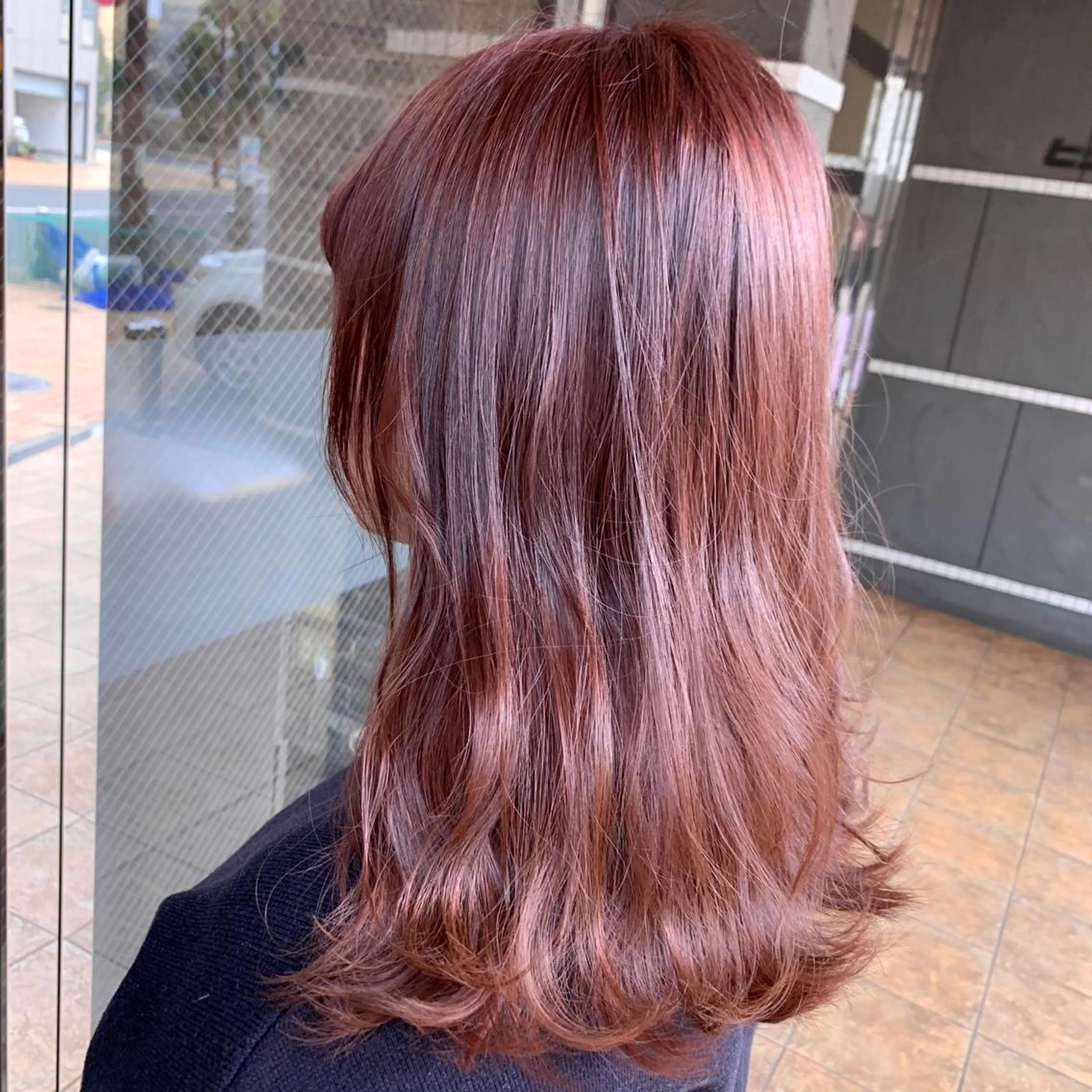 セミロング カラー HairDesign Azurのヘアスタイル