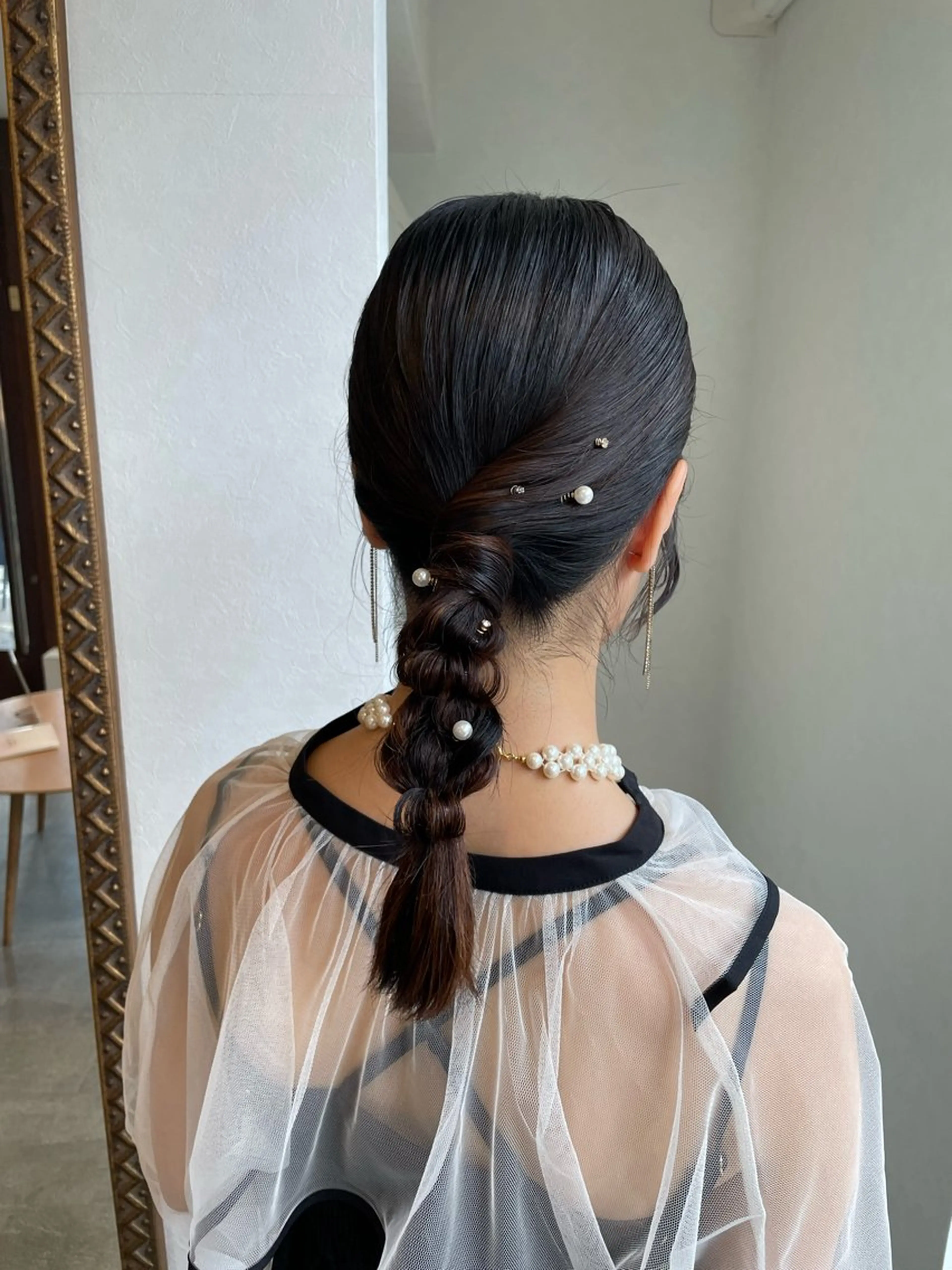 ミツキ/ 透明感カラー/セットのヘアスタイル