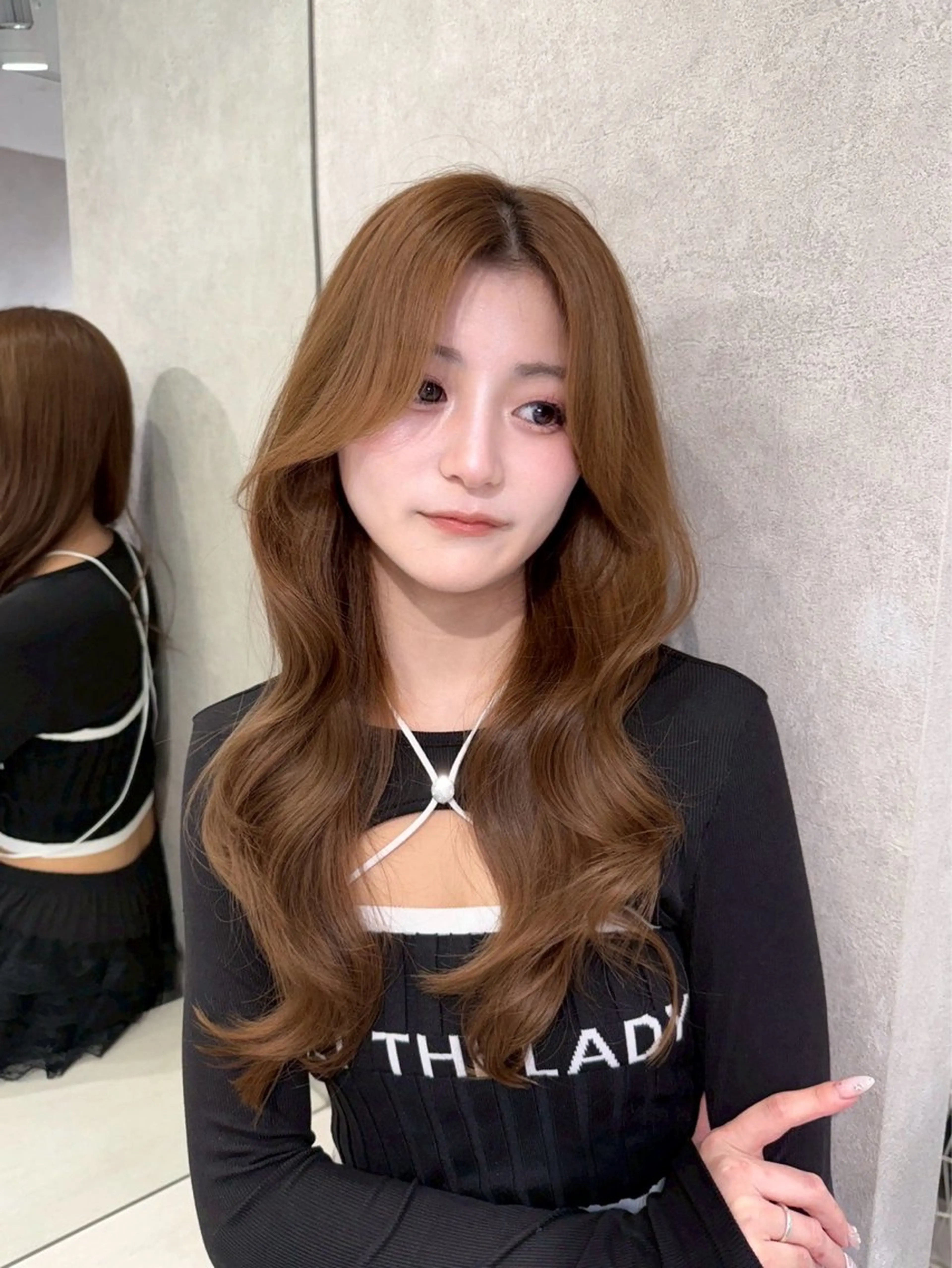 ロング カラー ハッシュカット/ 艶カラー/RIN🩶のヘアスタイル