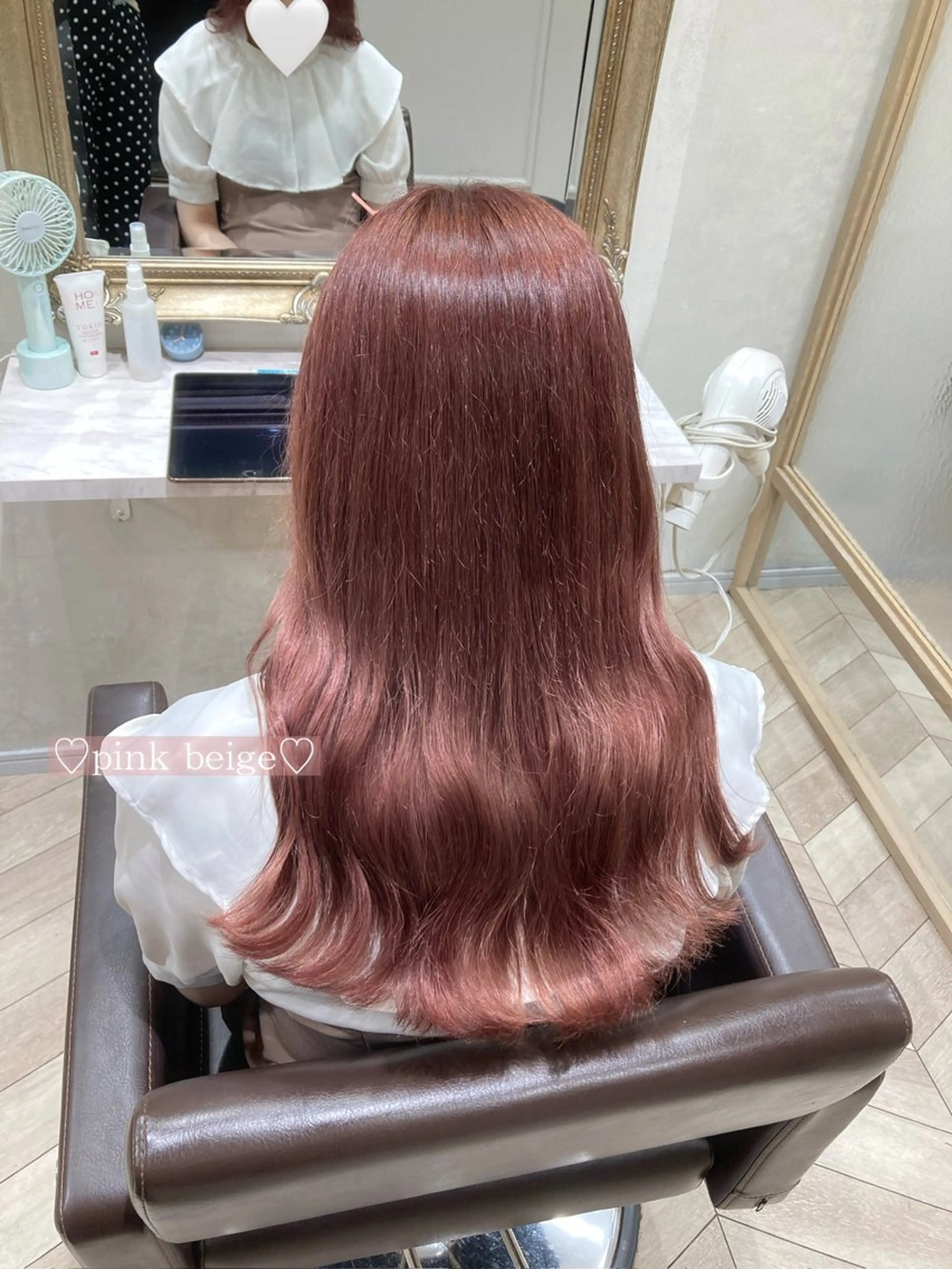 ロング カラー ブリーチ 菅村 緋莉🎀ガーリーヘアのヘアスタイル