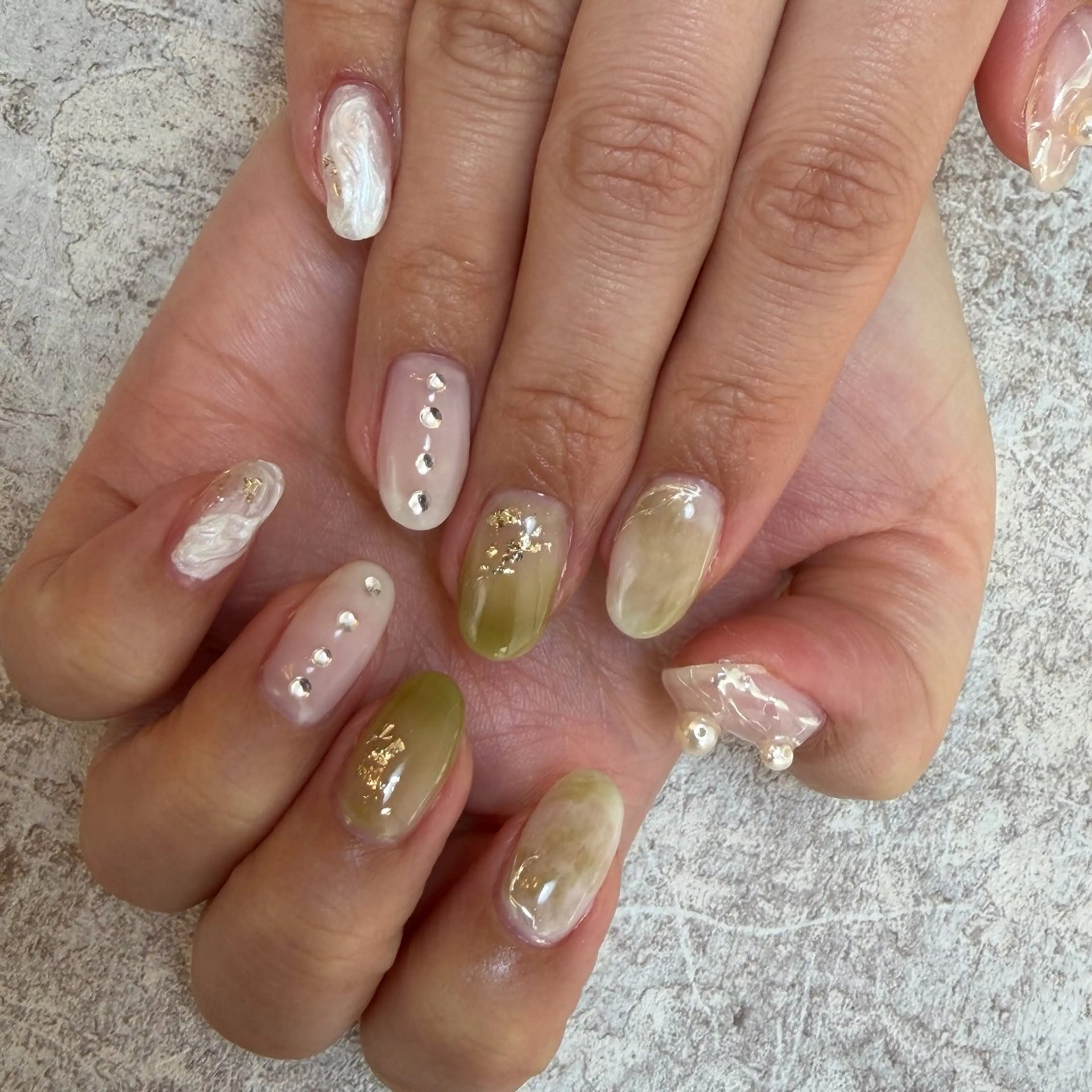 ネイル 自由が丘サロン あやめ💅のネイルデザイン