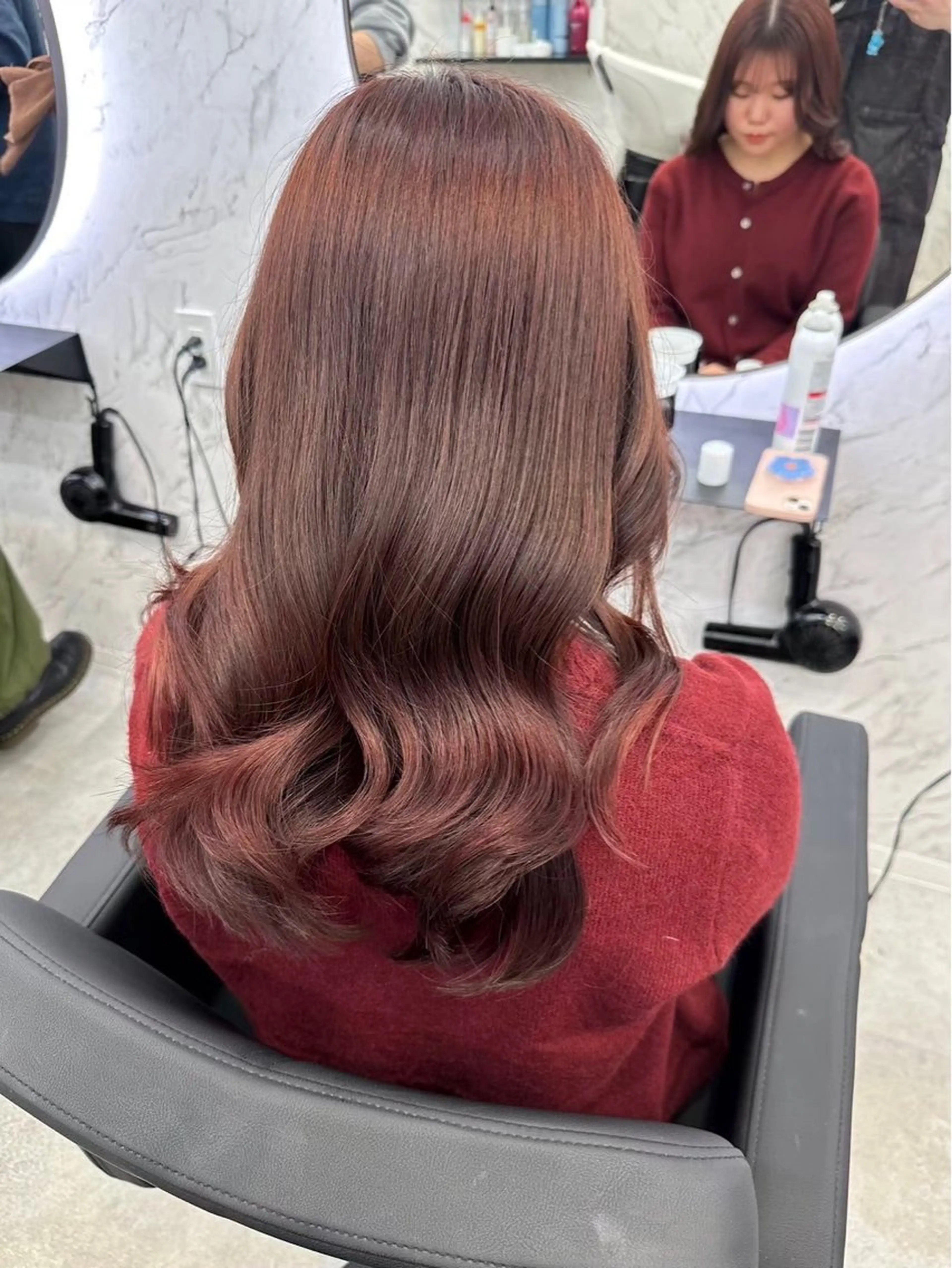 ロング カラー ブラウンカラー トリートメント ヘアカラー トリートメント カット¥1100 ✂️MIUのヘアスタイル