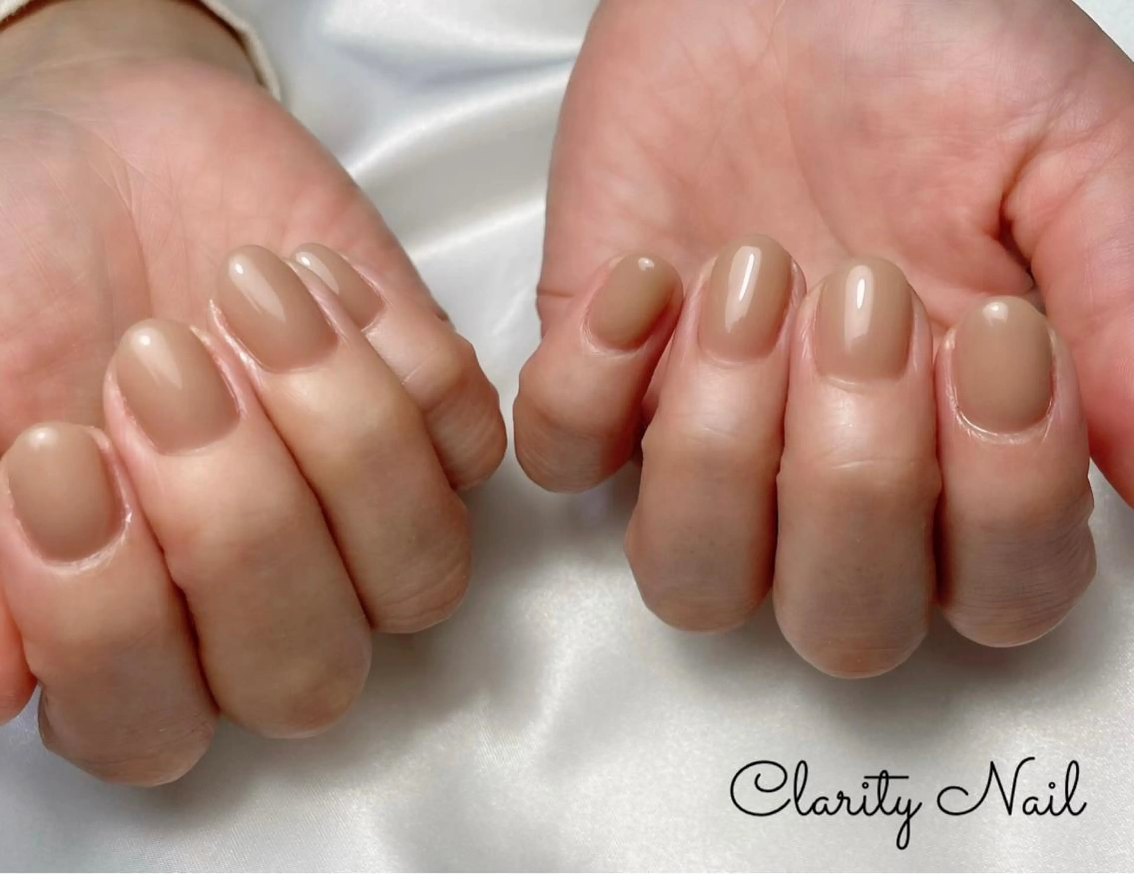 ネイル ワンカラーネイル ハンドネイル Clarity Nailのネイルデザイン