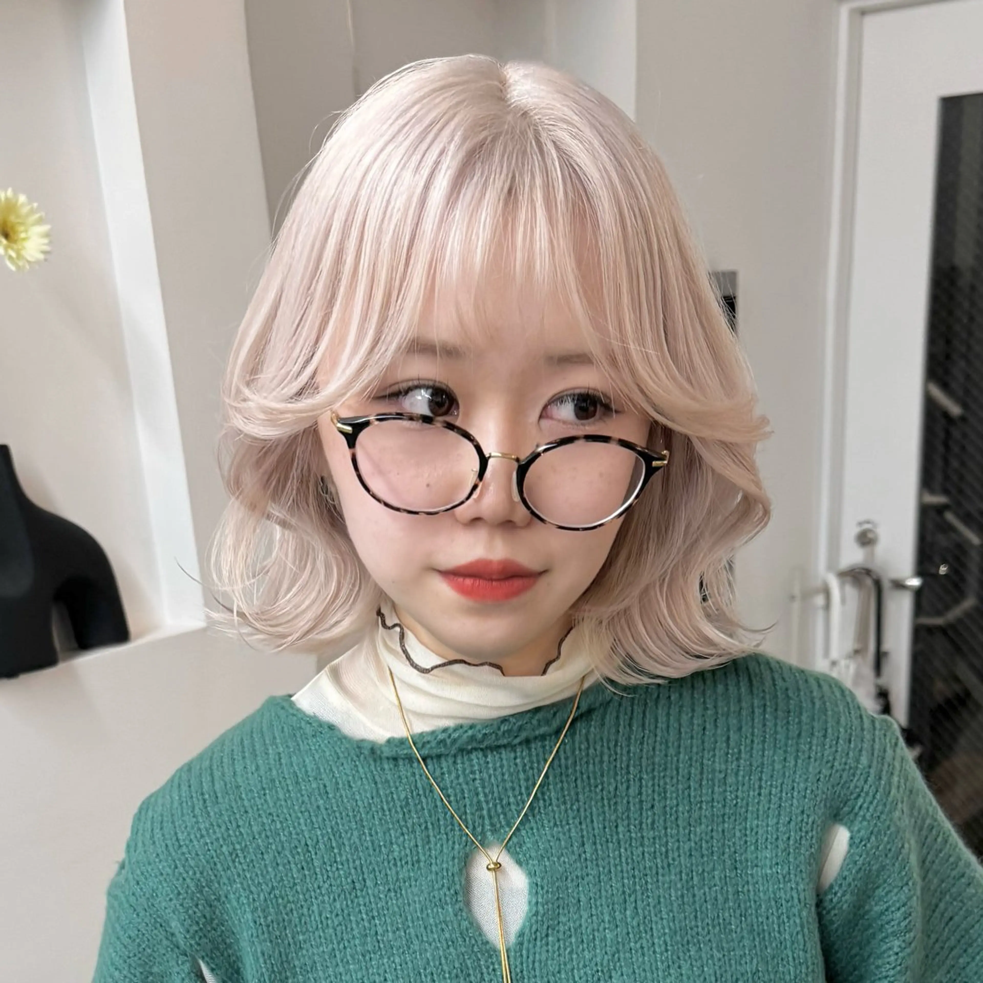 ショート カラー エクステモデル募集 💗大阪梅田/川上のヘアスタイル