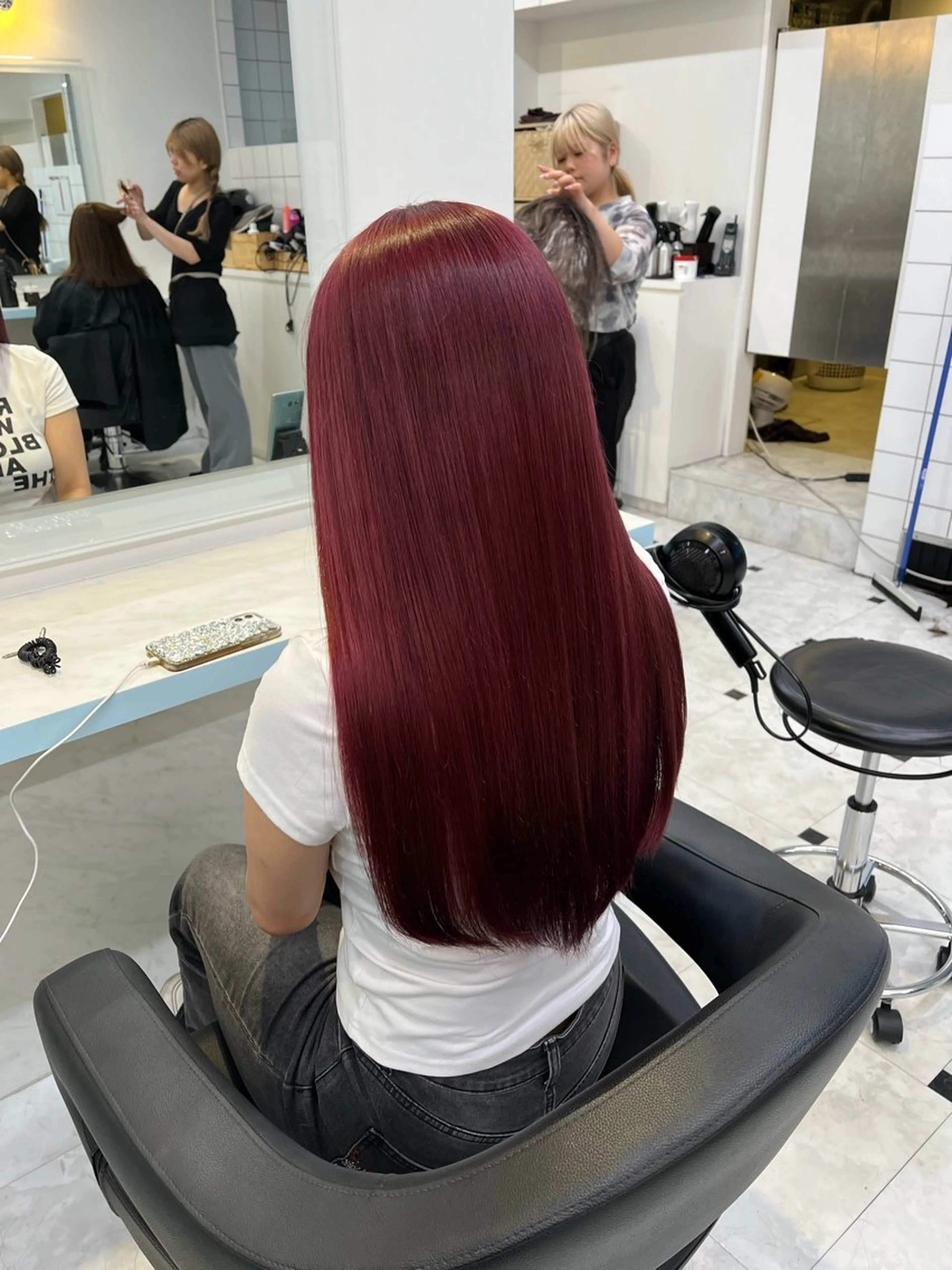 ロング カラー ヘアカラー トリートメント ブリーチカラー 🩵MIZUKIのヘアスタイル