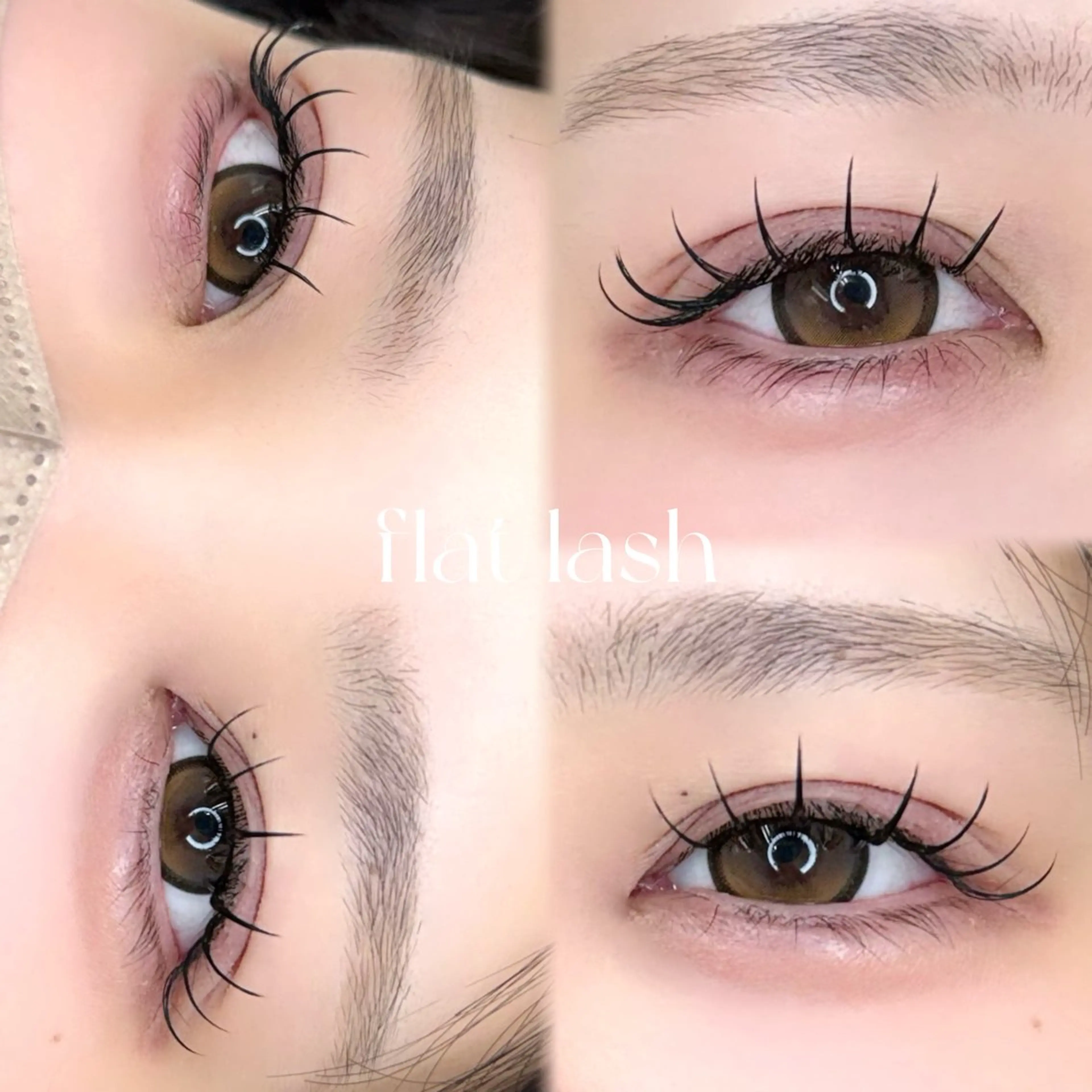 フラット100本🌟束間コーティング、アイシャンプー込の写真