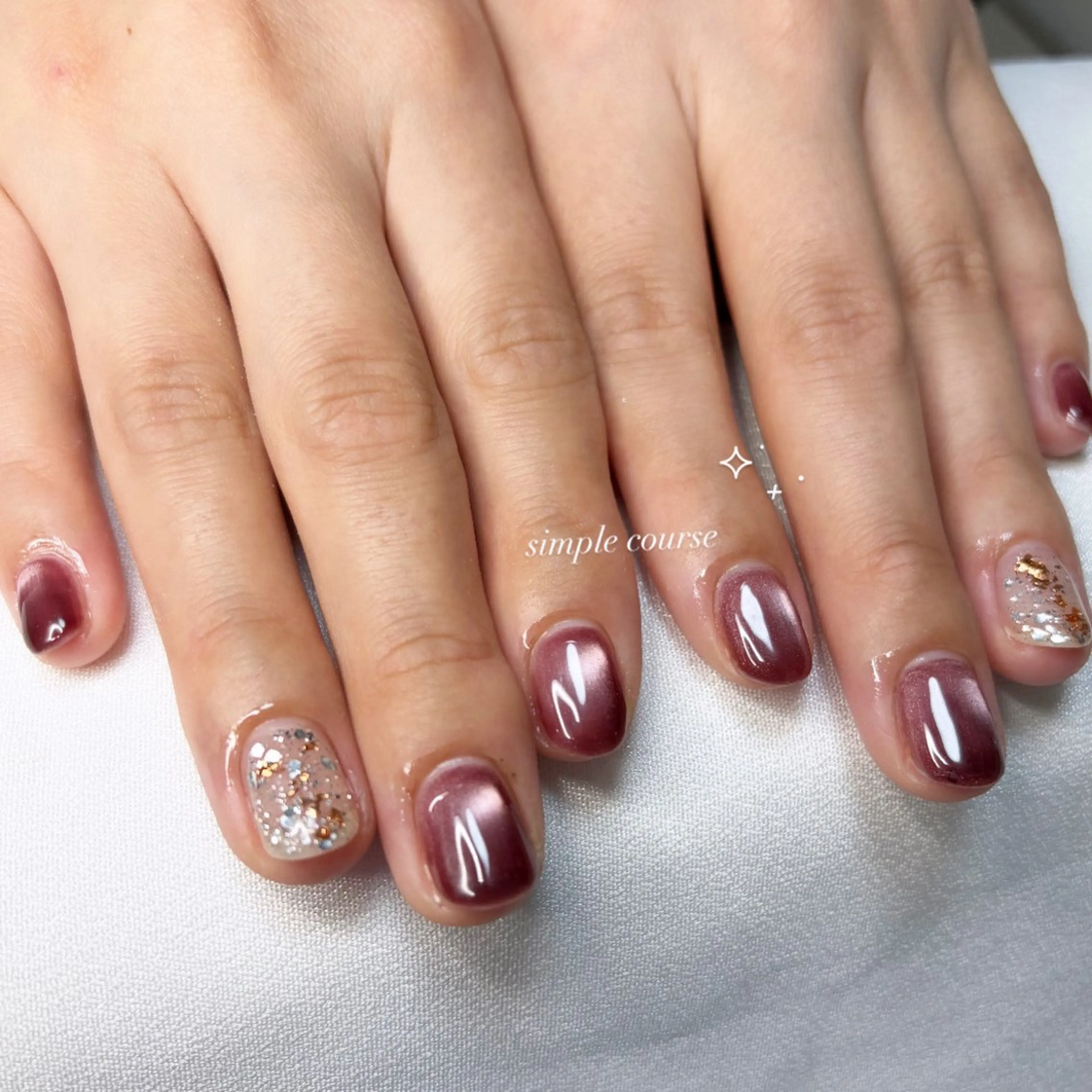 ミディアム ハンドネイル soin.nail aiのネイルデザイン