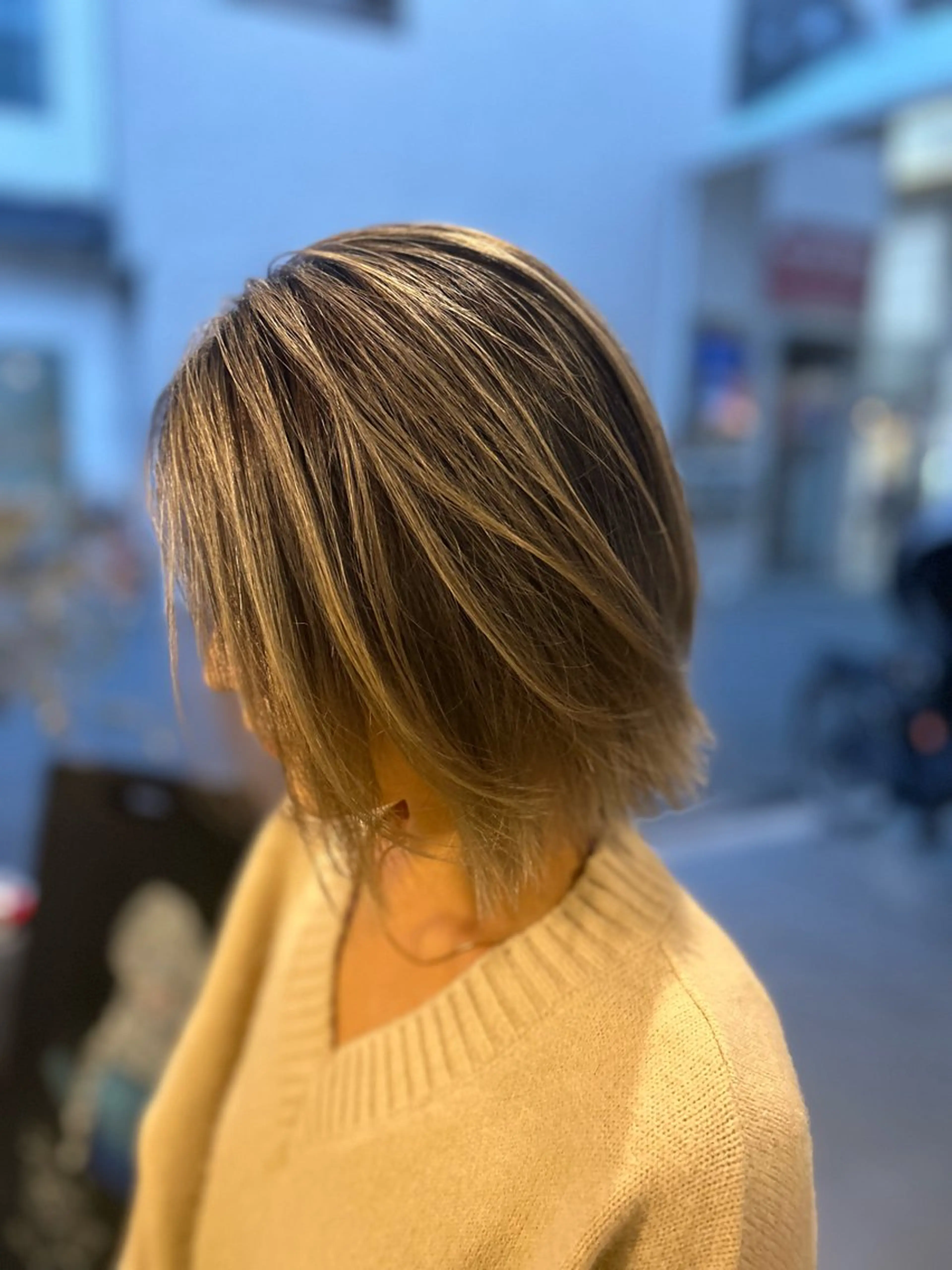 質感カット＋エアタッチバレイヤージュ＋オンカラー＋クイックTR¥22000→¥19800の写真