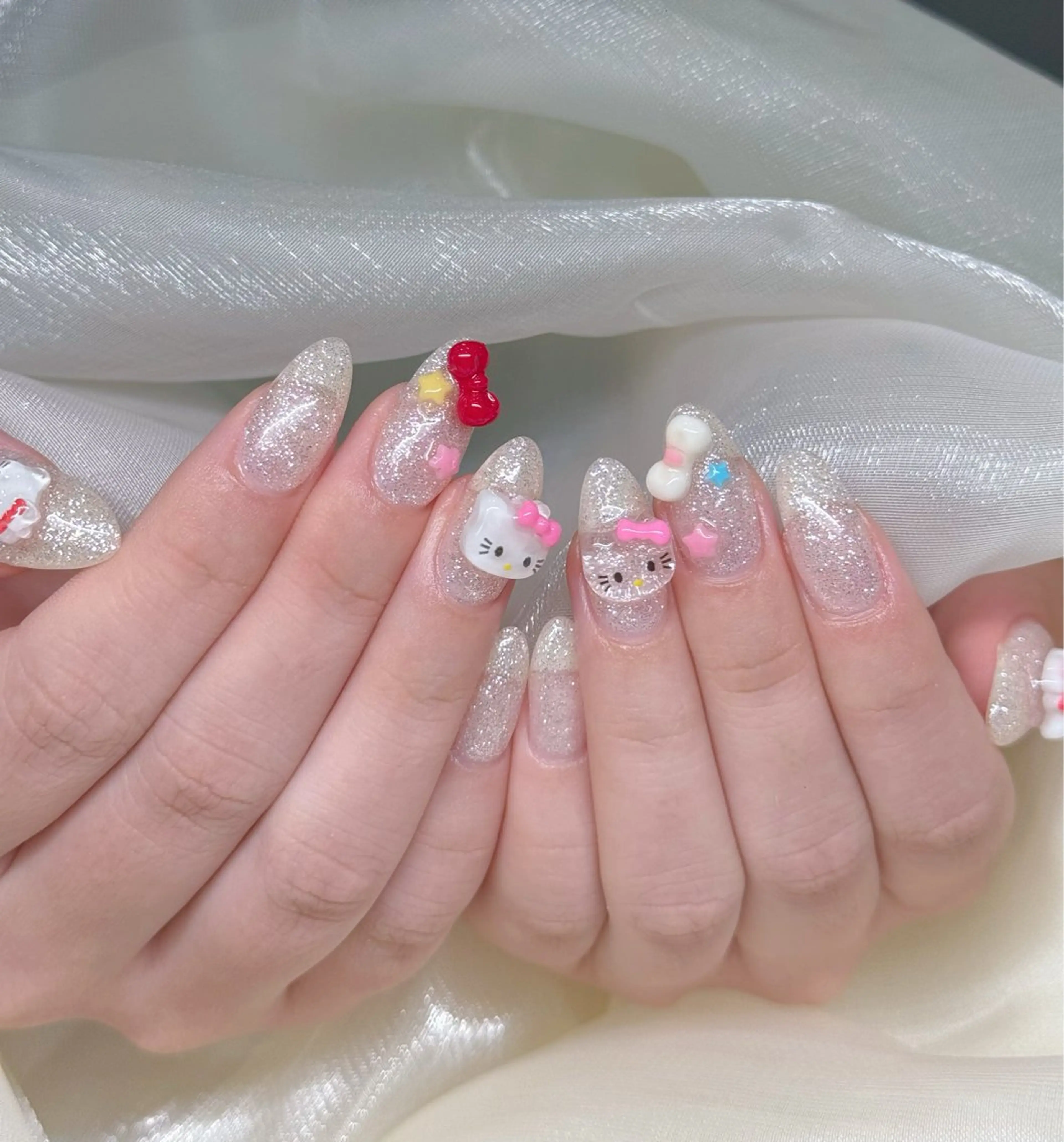 ネイル アニマル柄 ボルドー ブラウン フレンチネイル ゴールド ハンドネイル MILO 168 池袋のネイルデザイン