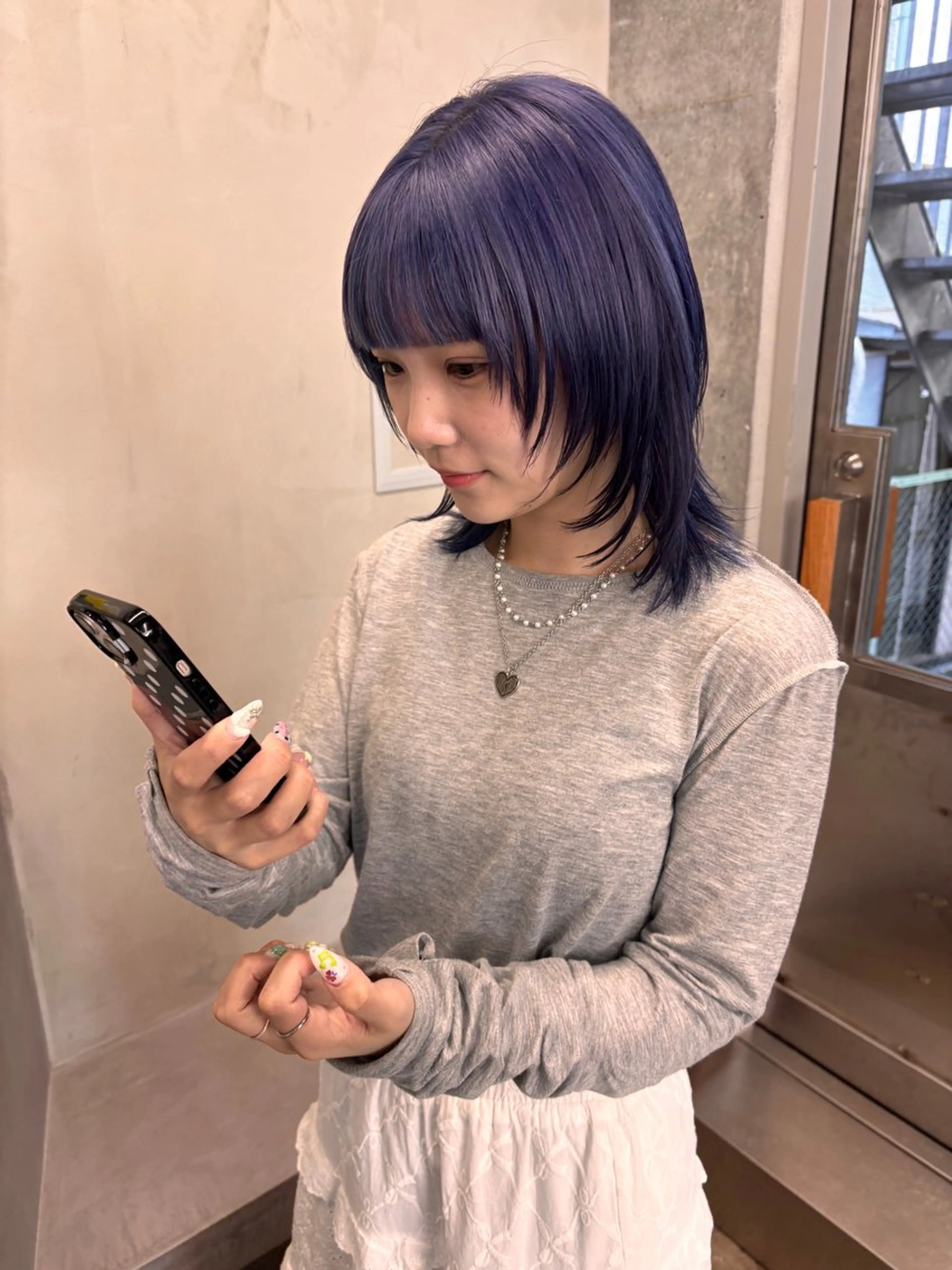 ミディアム カラー ラベンダーカラー カット ヘアカラー トリートメント yuuna/ ハッシュカット🎀のヘアスタイル