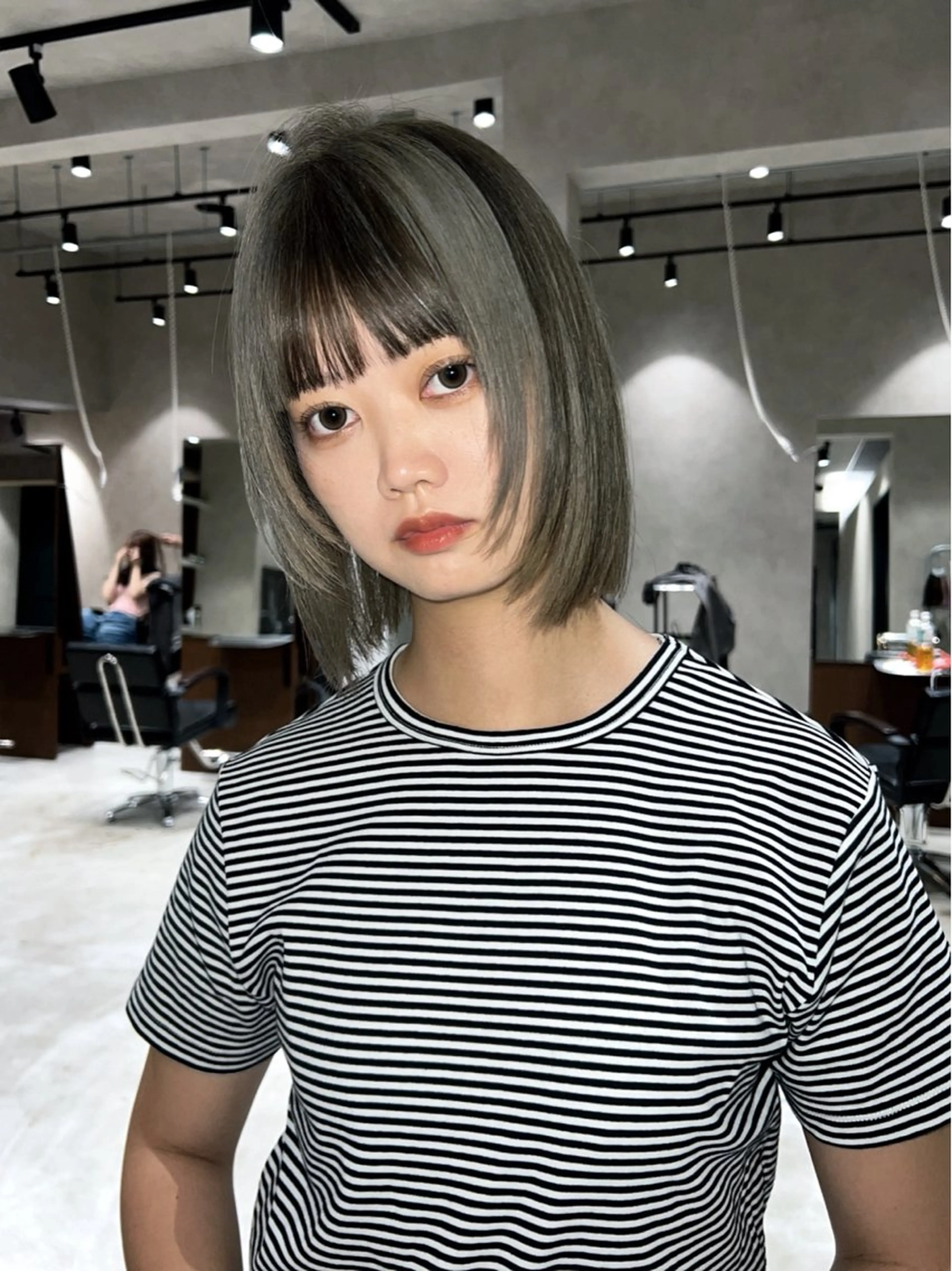 カラー nehus nagaoka所属・🖤複雑履歴ブリーチ Mizuki 🖤のヘアスタイル