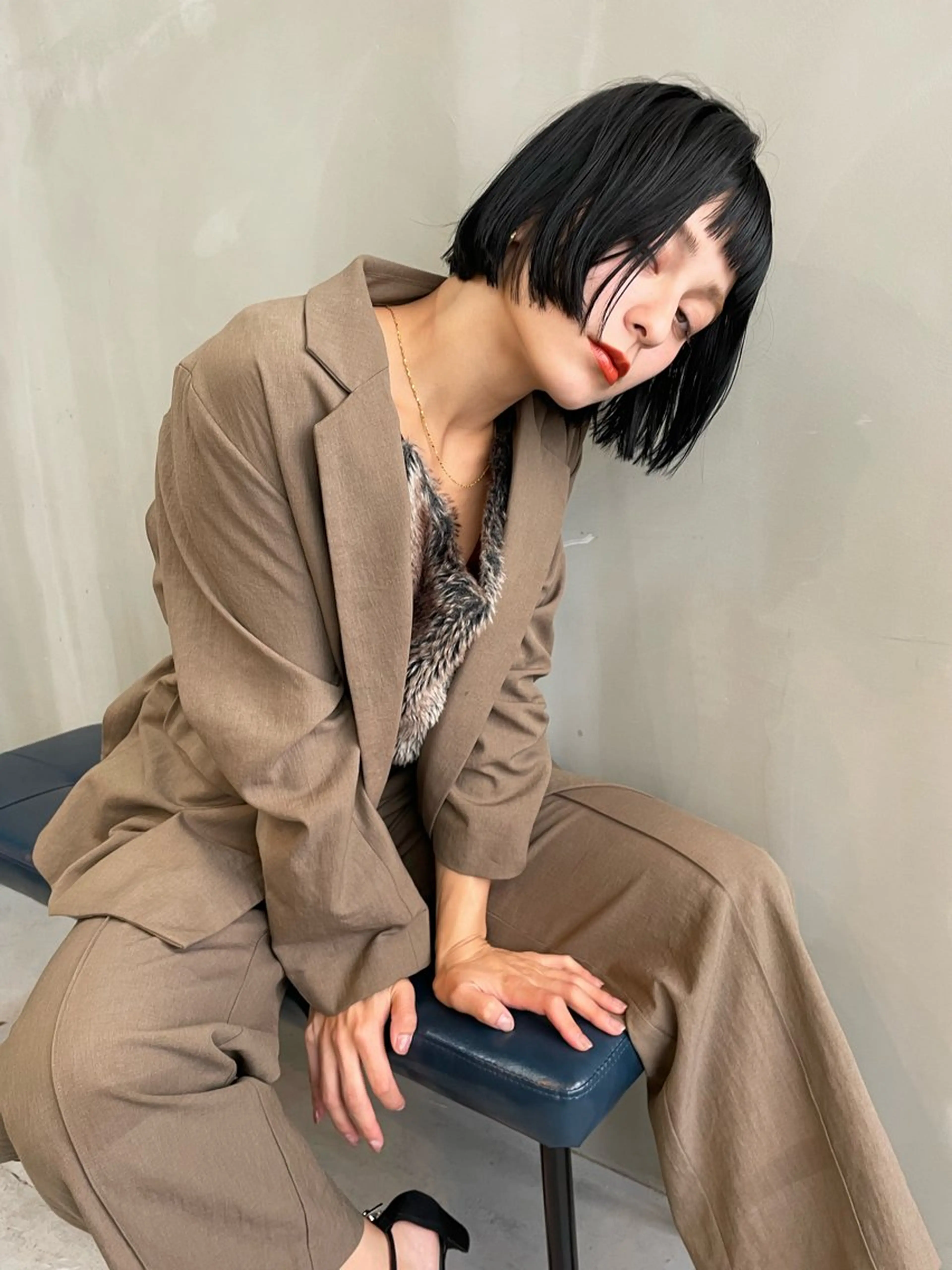 ショート ショート/ボブ/ 心斎橋/宮脇美奈のヘアスタイル