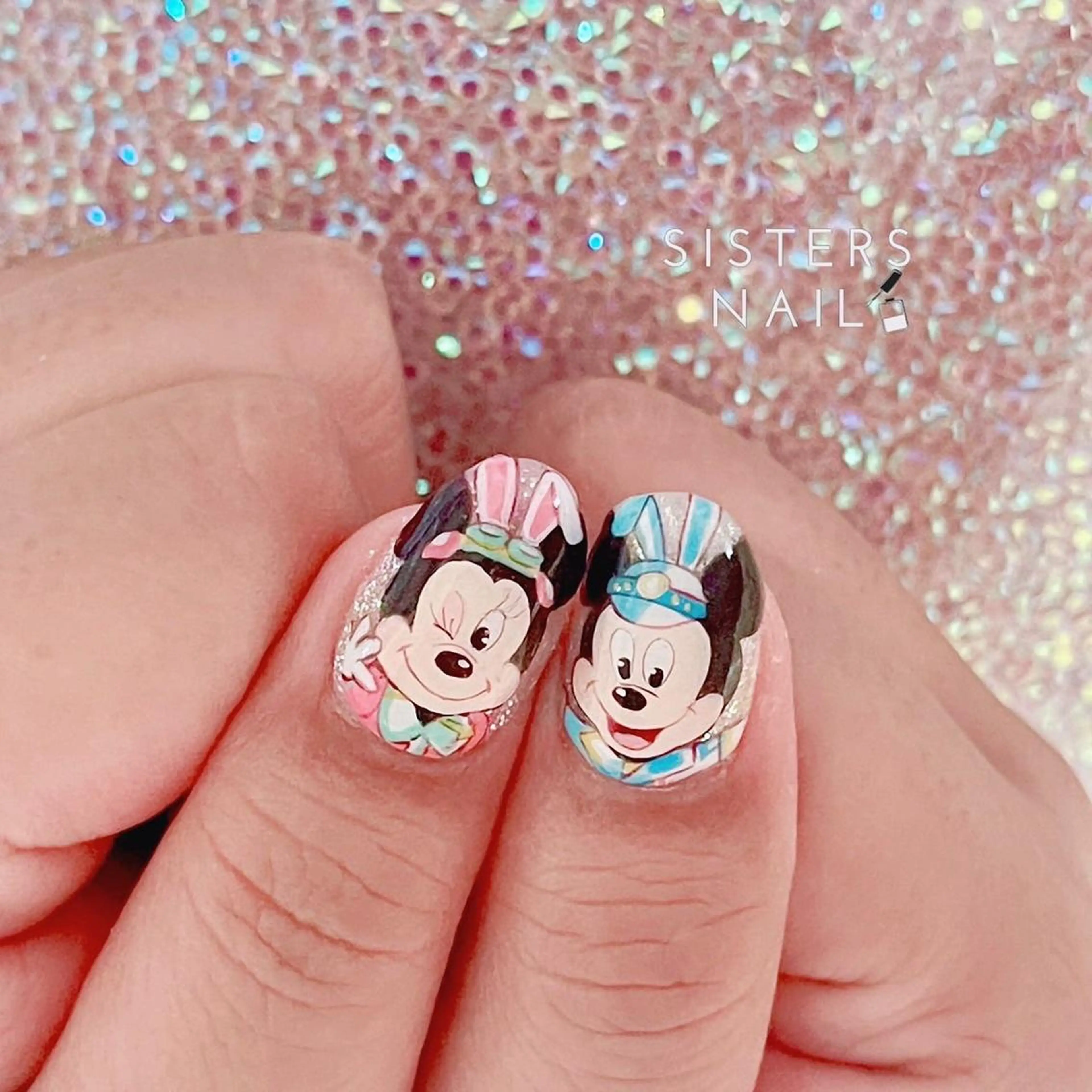ネイル アートネイル イースター パステルネイル sisters nail.fのネイルデザイン
