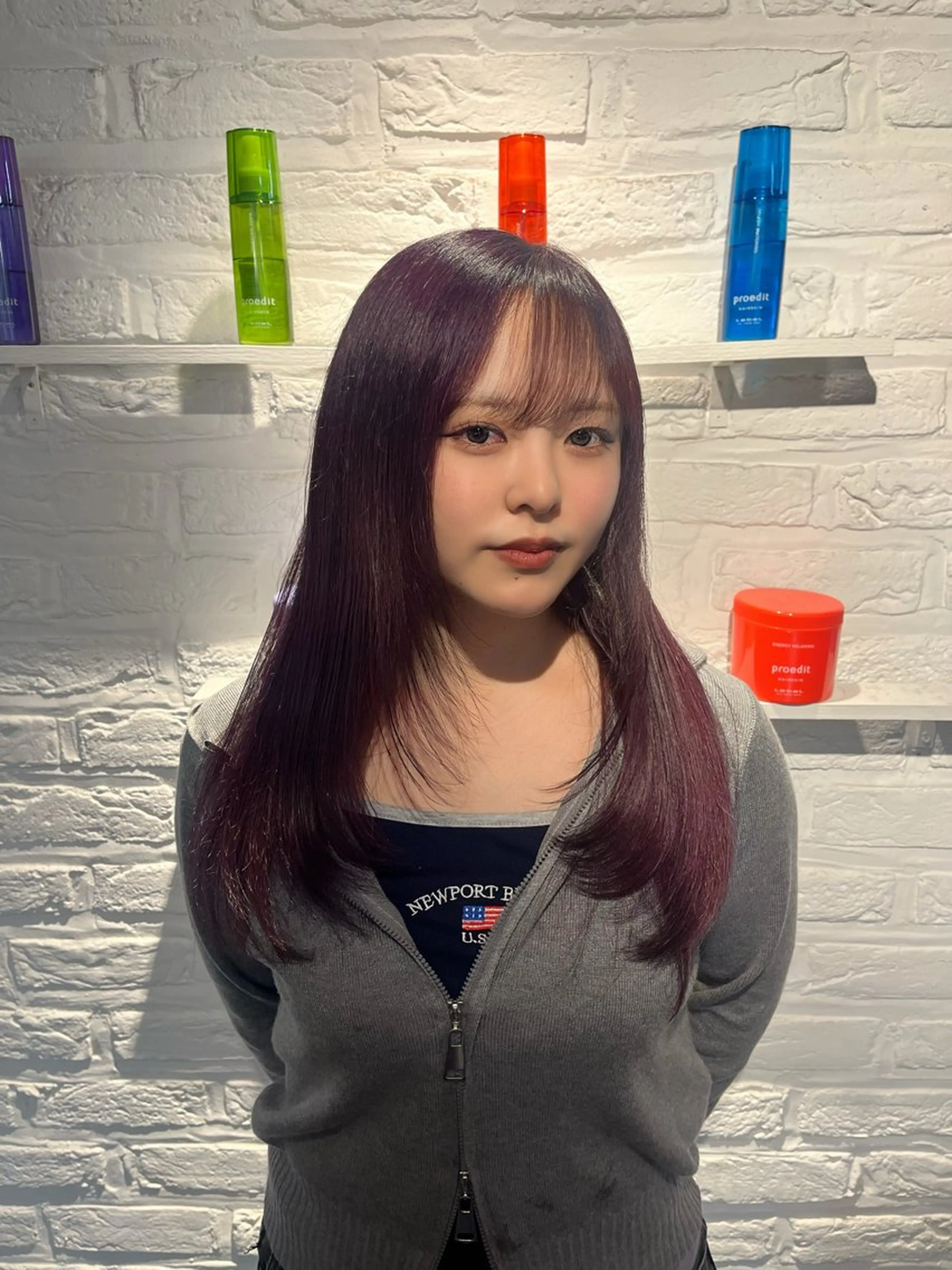 ロング カラー ブリーチ カット ヘアカラー トリートメント ヘッドスパ 【カラー支持率No. 1】リノ🪐のヘアスタイル