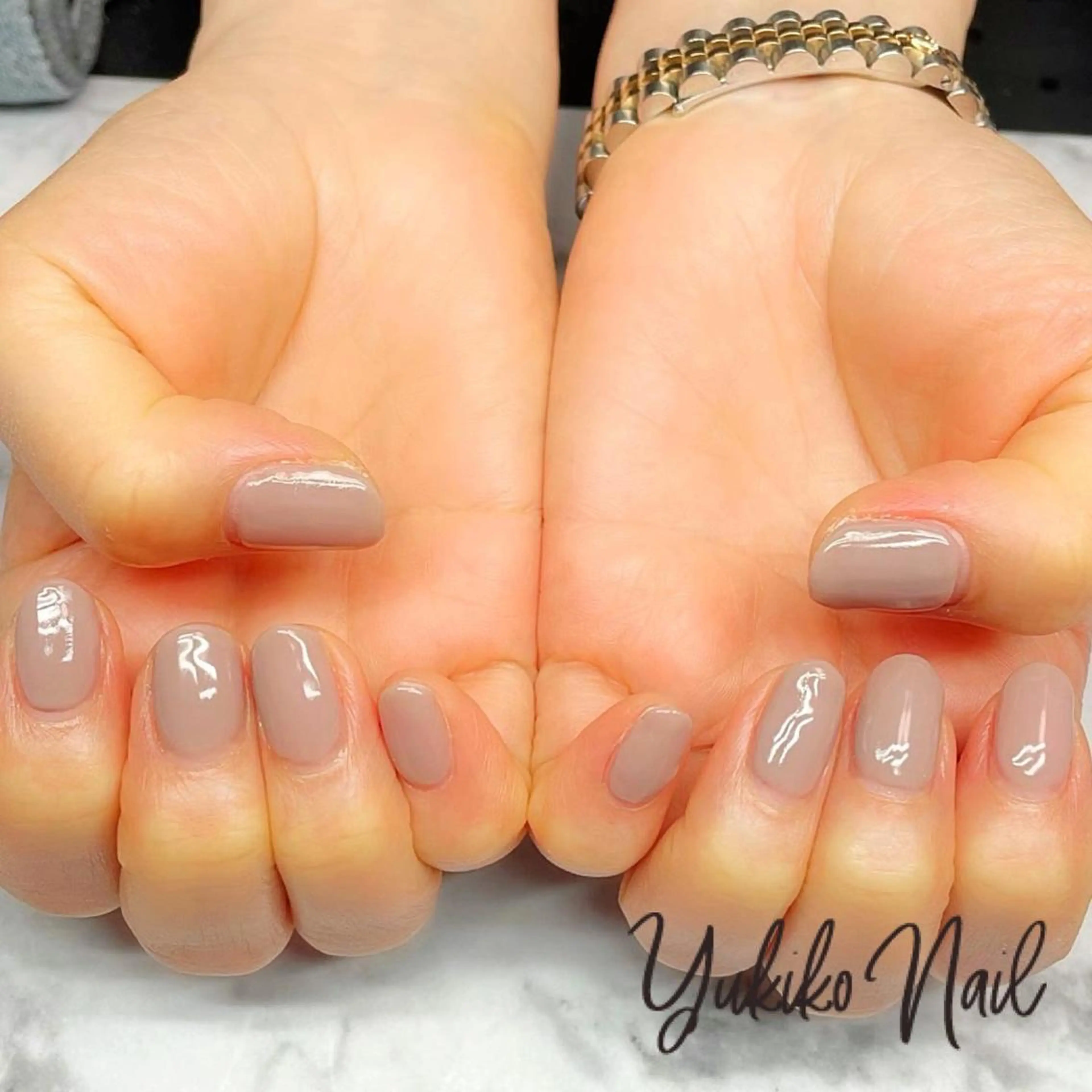 ネイル ワンカラーネイル ハンドネイル ユキコ ネイルのネイルデザイン