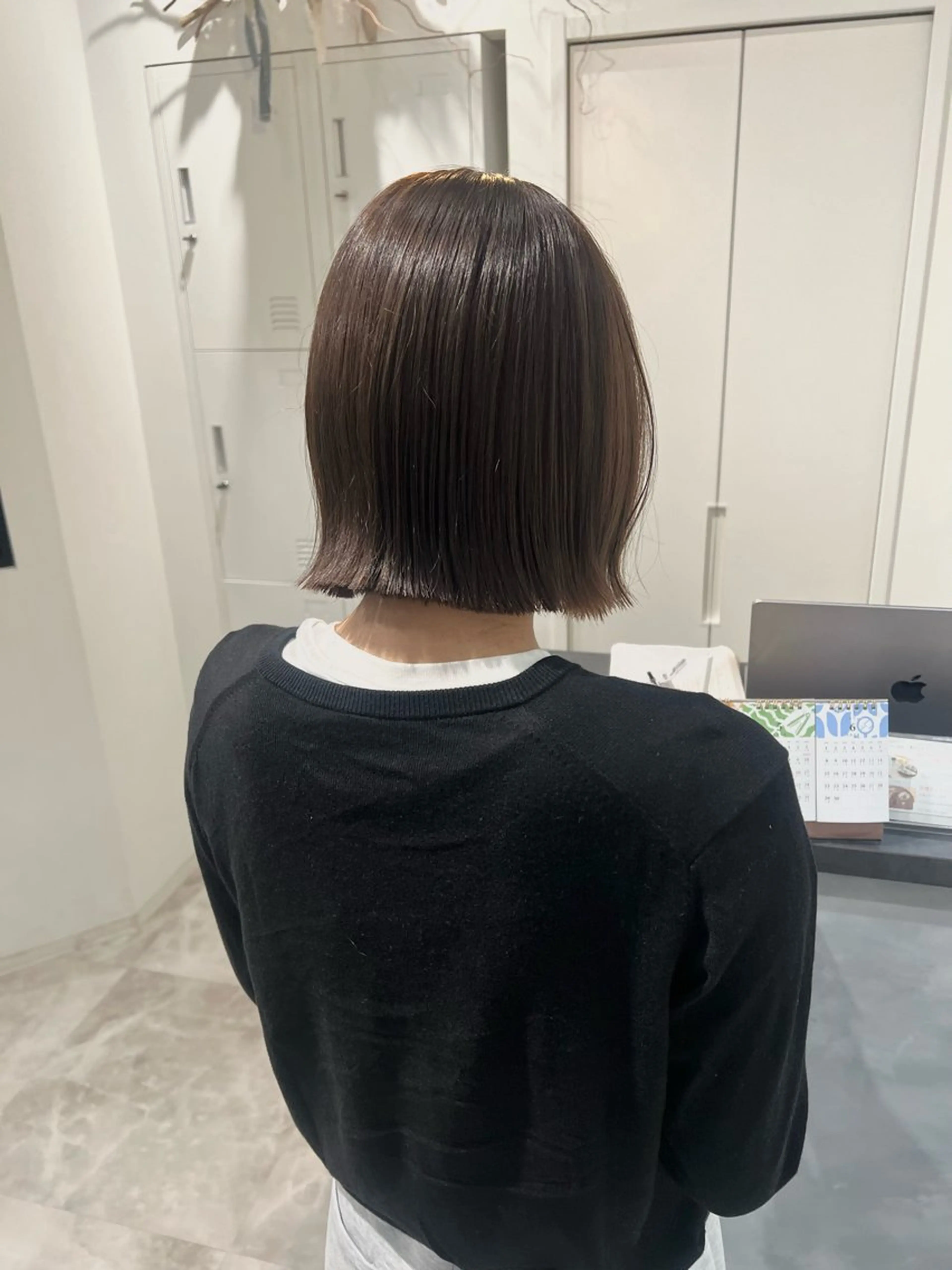 ショート ボブ カット 黒阪 なみのヘアスタイル