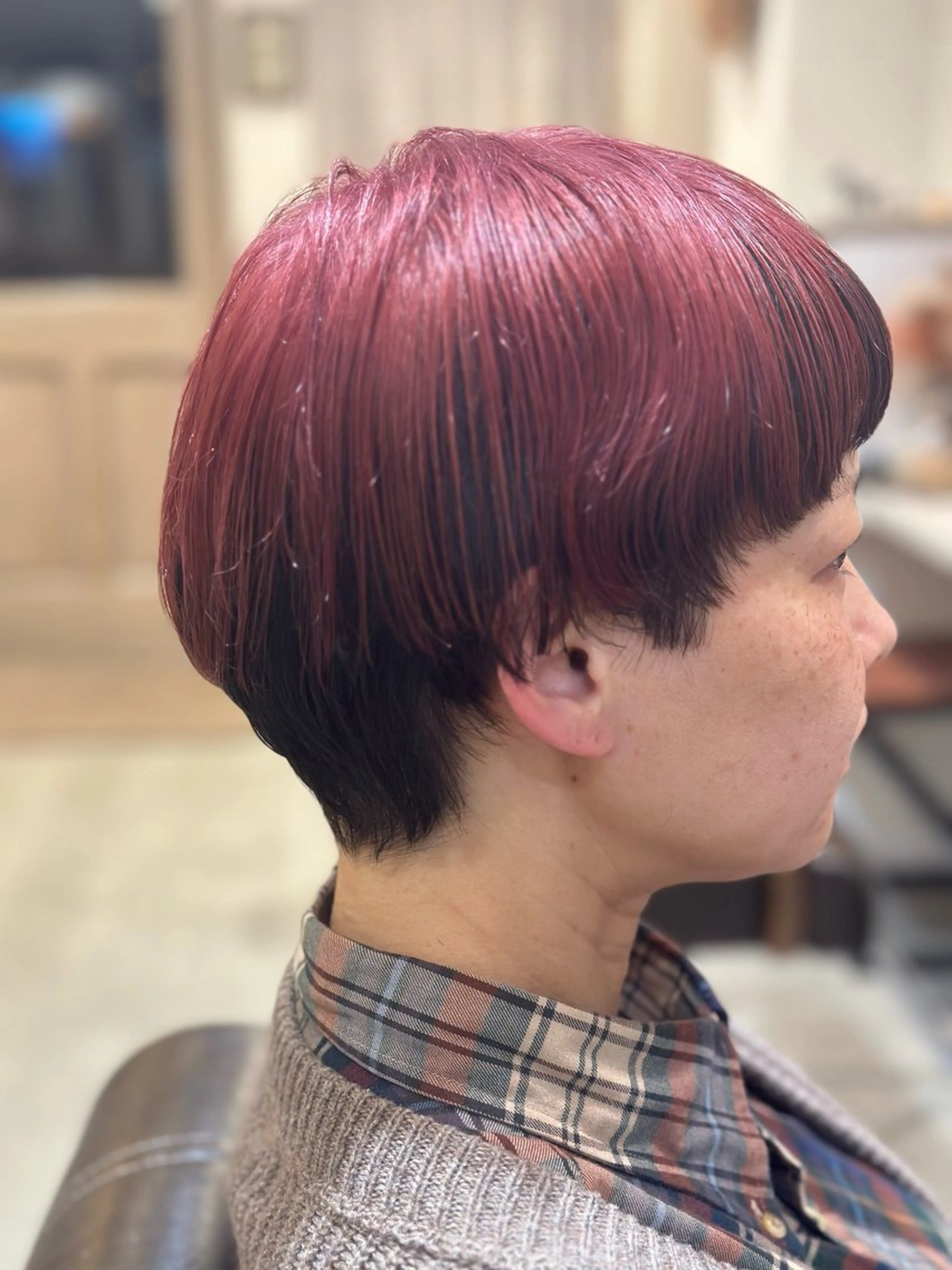 ショート カラー ショート／透明感 カラー加治竜汰💡のヘアスタイル