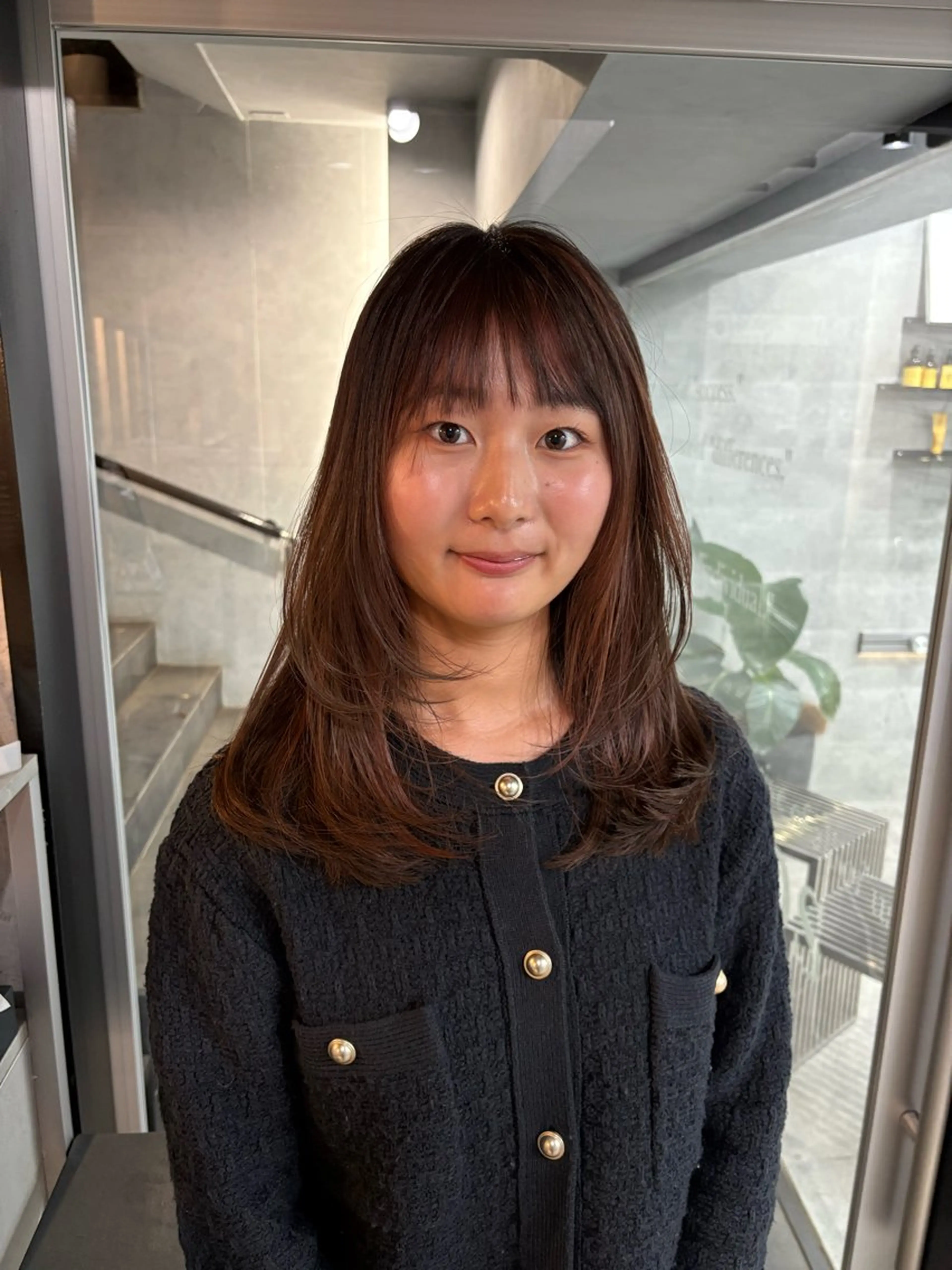 ミディアム Riho 🥣🤍のヘアスタイル