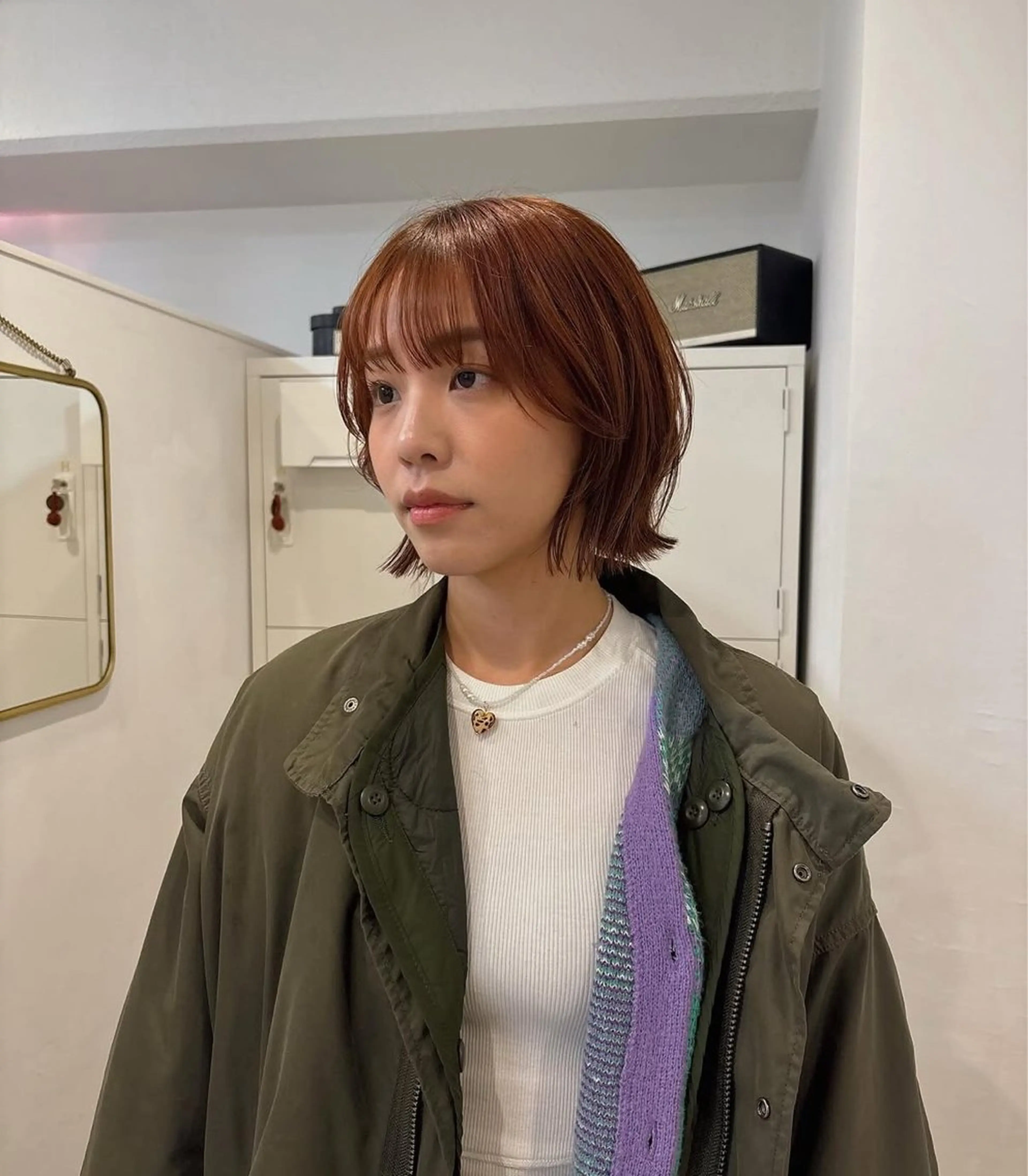 ショート カラー オレンジ カット ヘアカラー 藤本 泰 / カットモデル様募集中のヘアスタイル