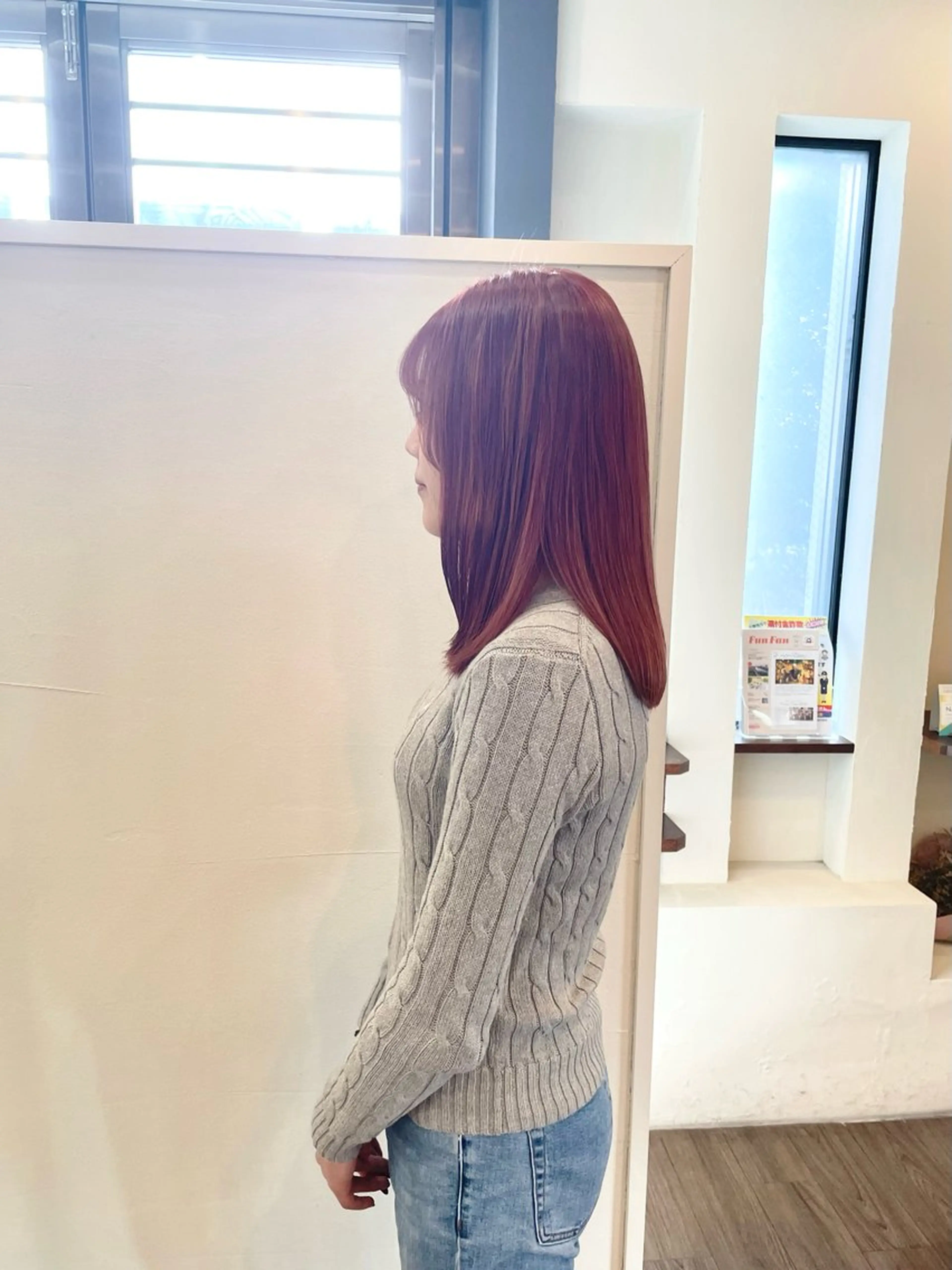 ミディアム カラー ヘアカラー VERDA KENのヘアスタイル