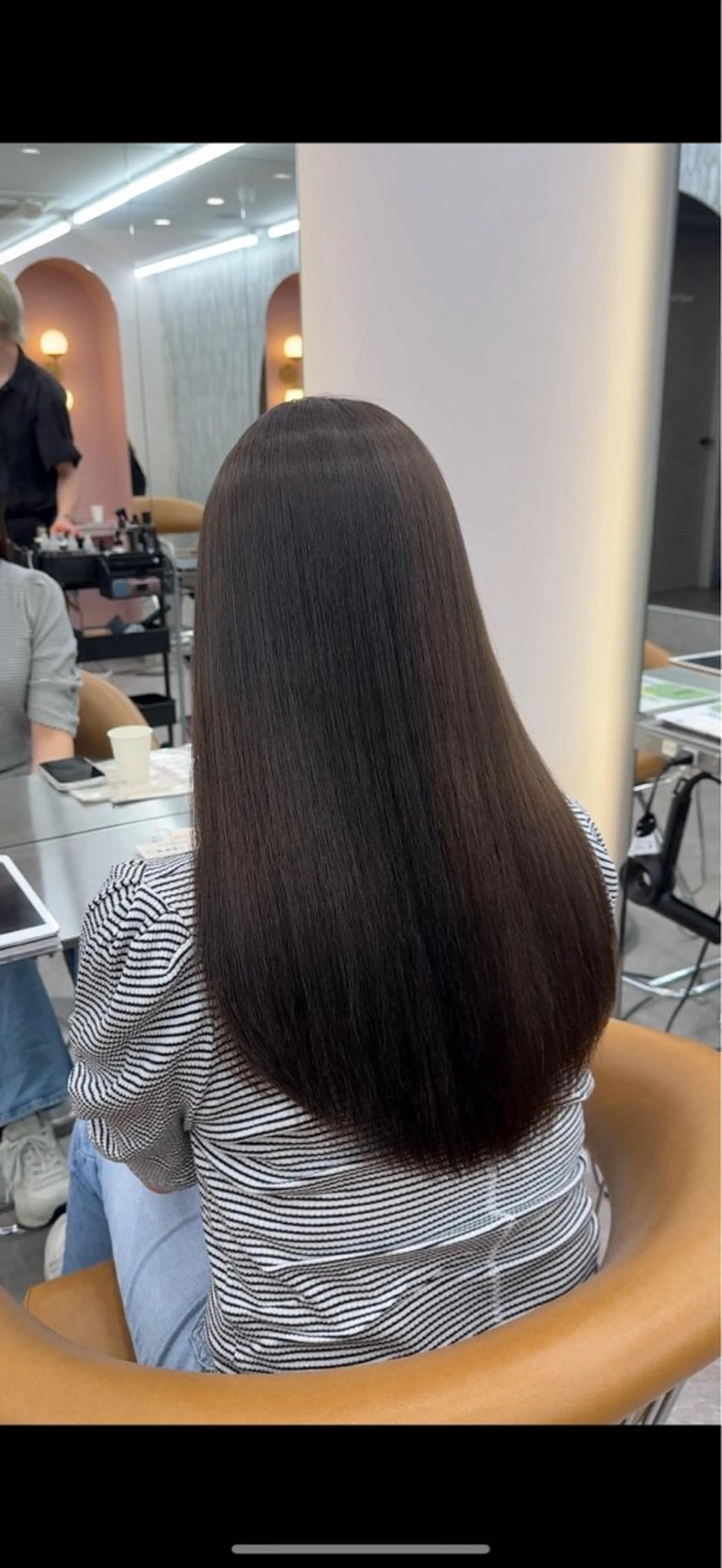 ロング 艶カラー/艶髪矯正/ レイヤー/ひなき🎀のヘアスタイル