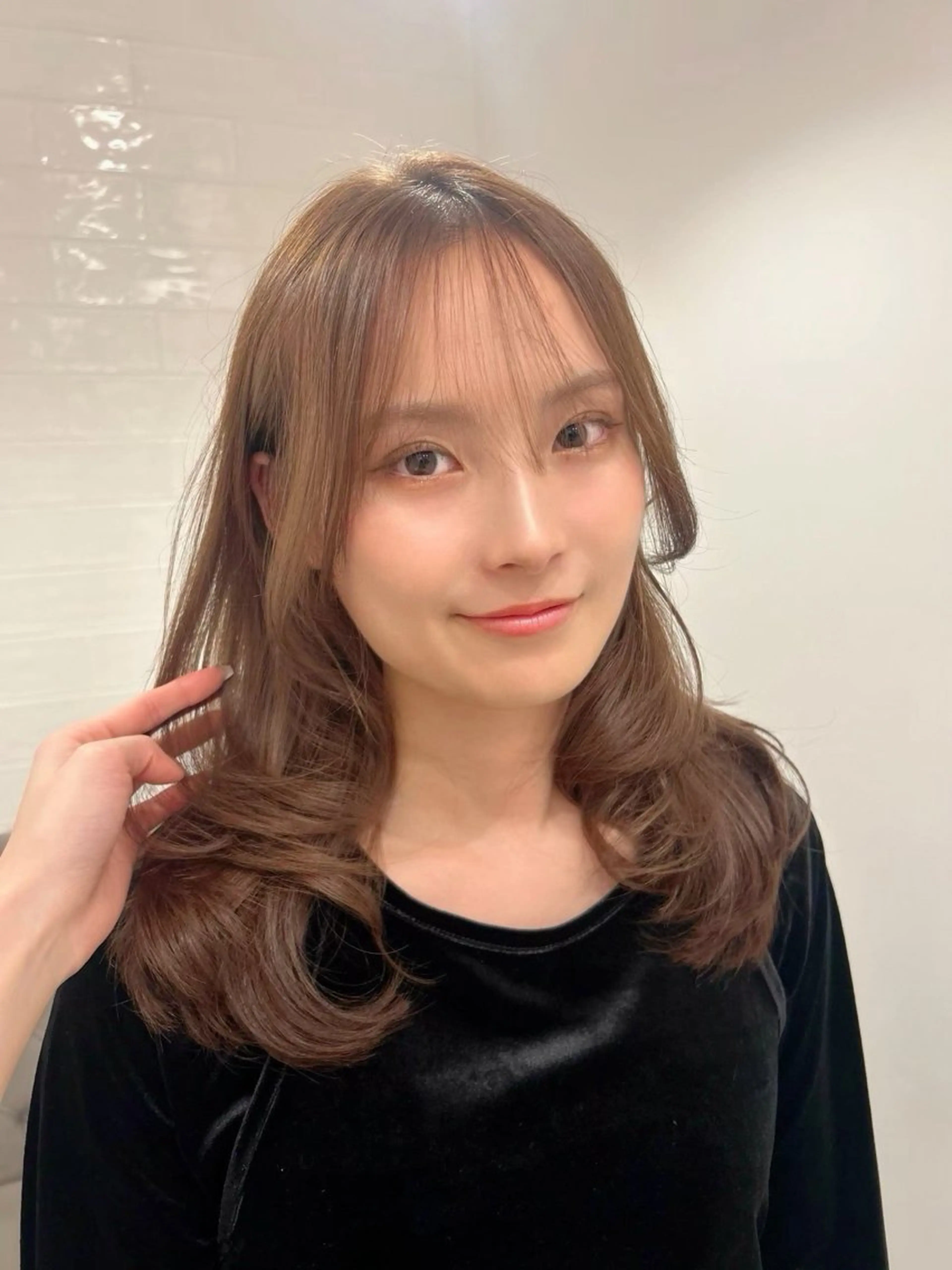 ロング 草野ゆずき⌇縮毛矯正 ⌇Wカラー⌇レイヤーのヘアスタイル