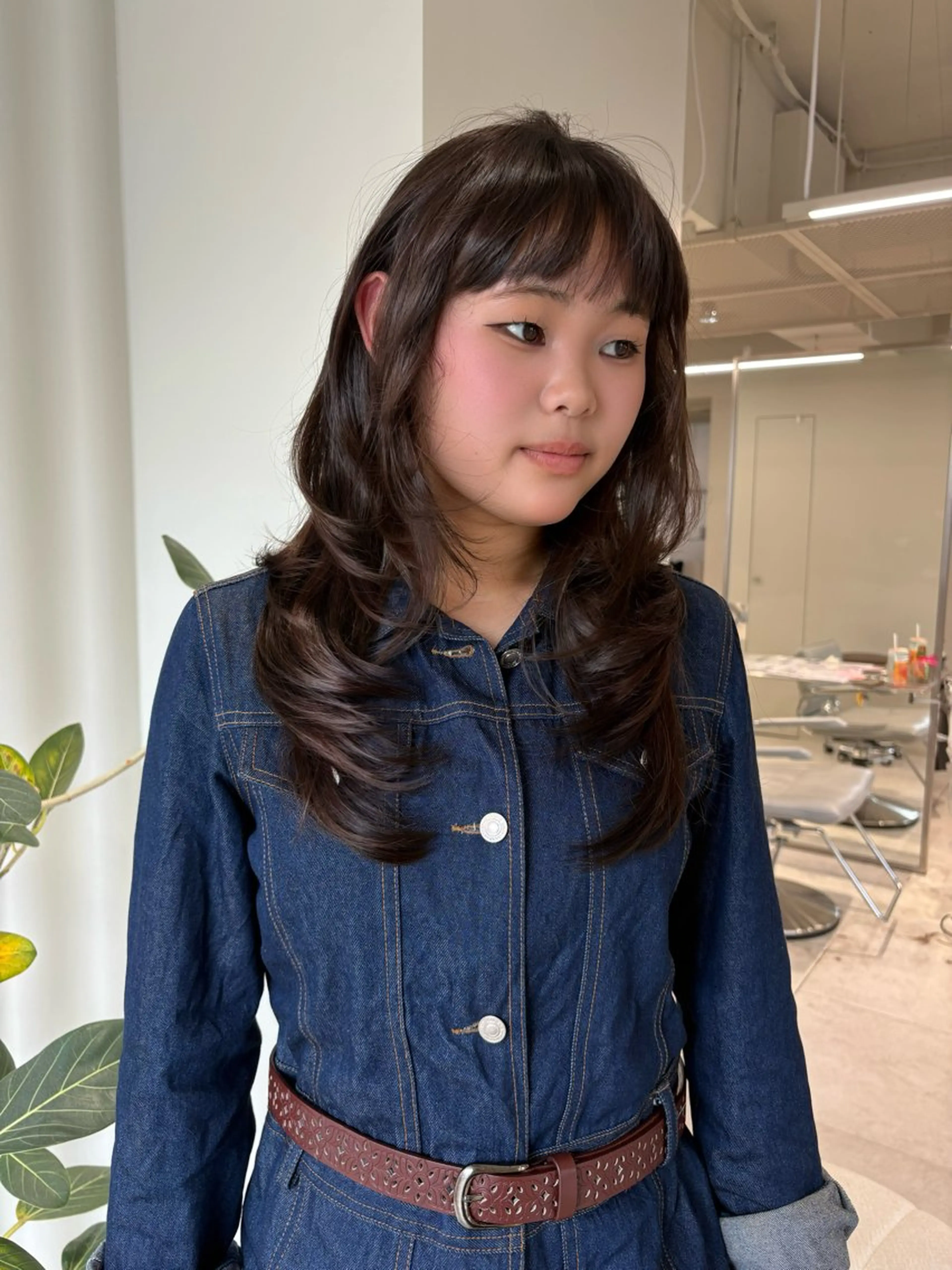 ロング カラー レイヤーカット カット 海外レイヤー /NAGISAのヘアスタイル