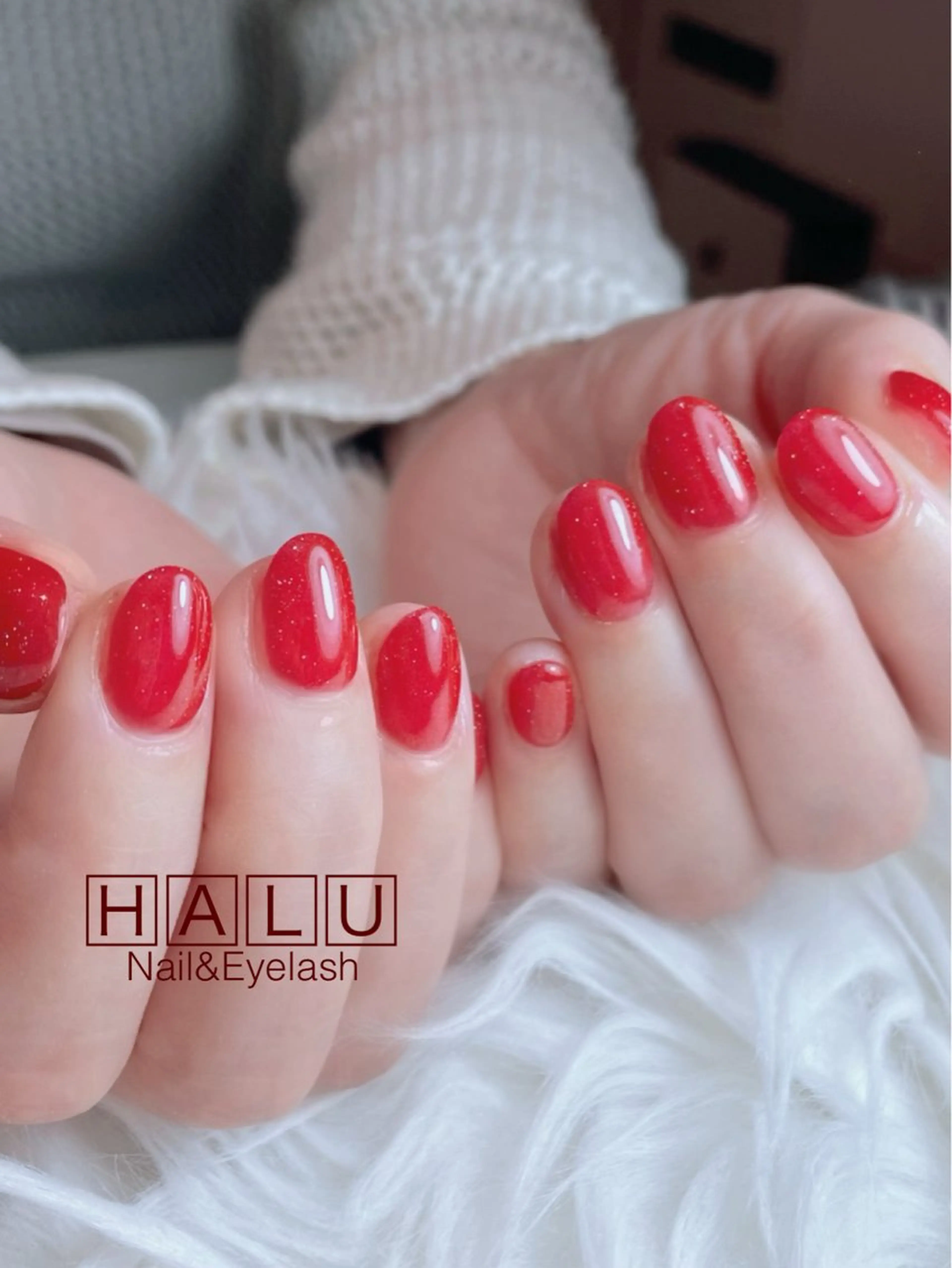ネイル ラメ(グリッター) HALU ハルのネイルデザイン