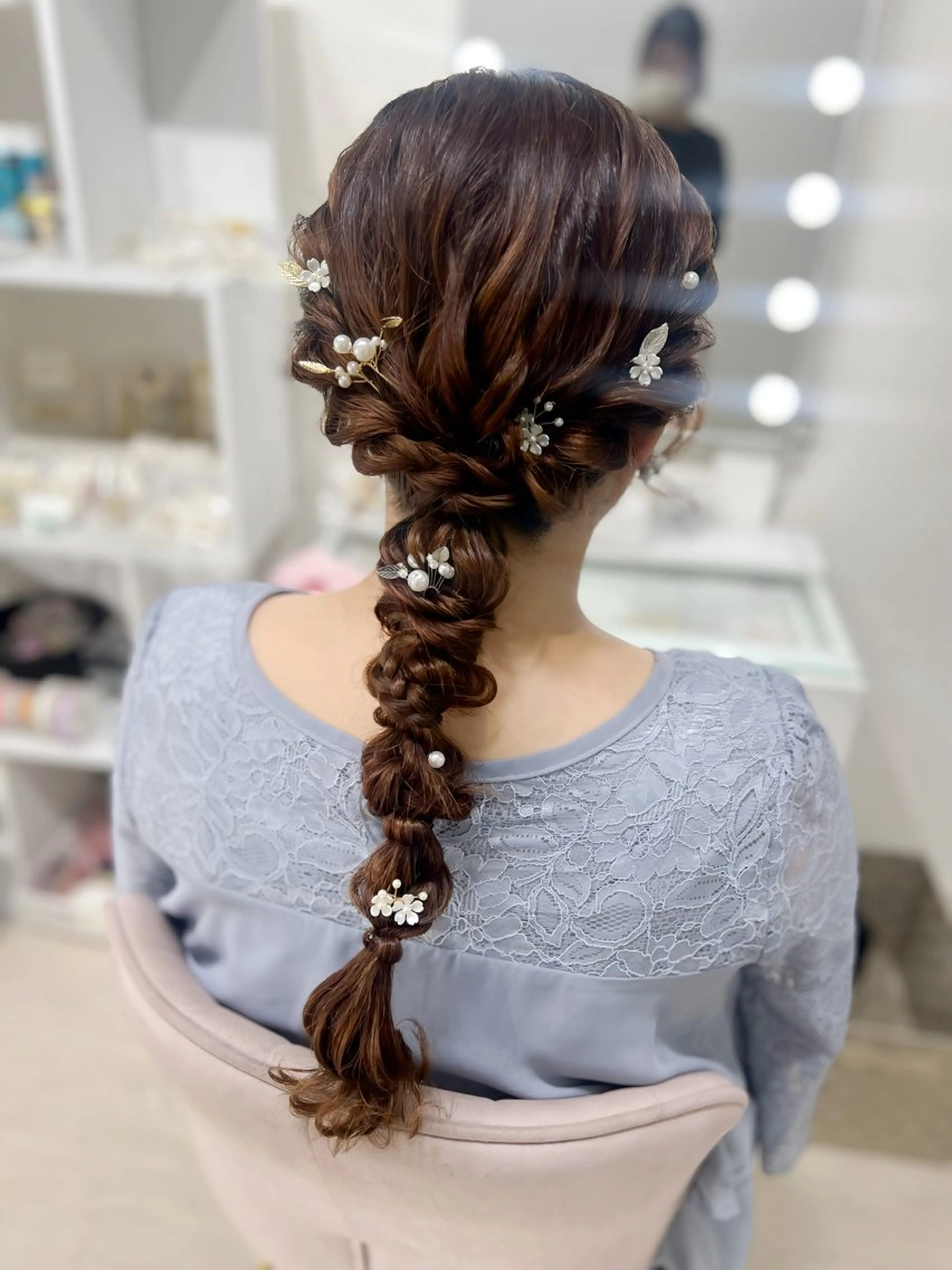 ロング ヘアセット ヘアセット/金山 佐野 妃都美のヘアスタイル