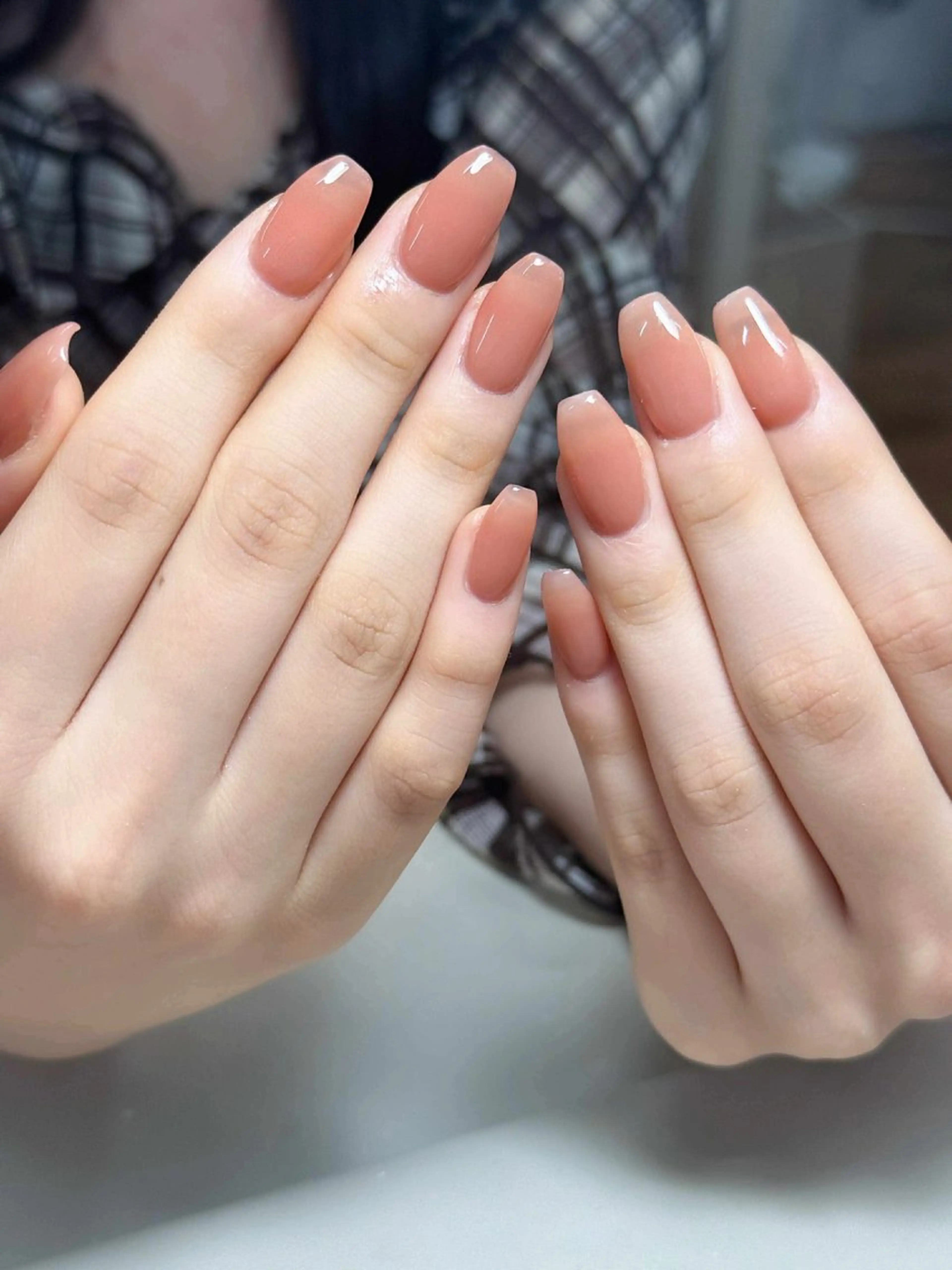 ネイル チークネイル フレンチネイル グラデーション 韓国ネイル マグネットネイル ハンドネイル JIN 168 新大久保のネイルデザイン