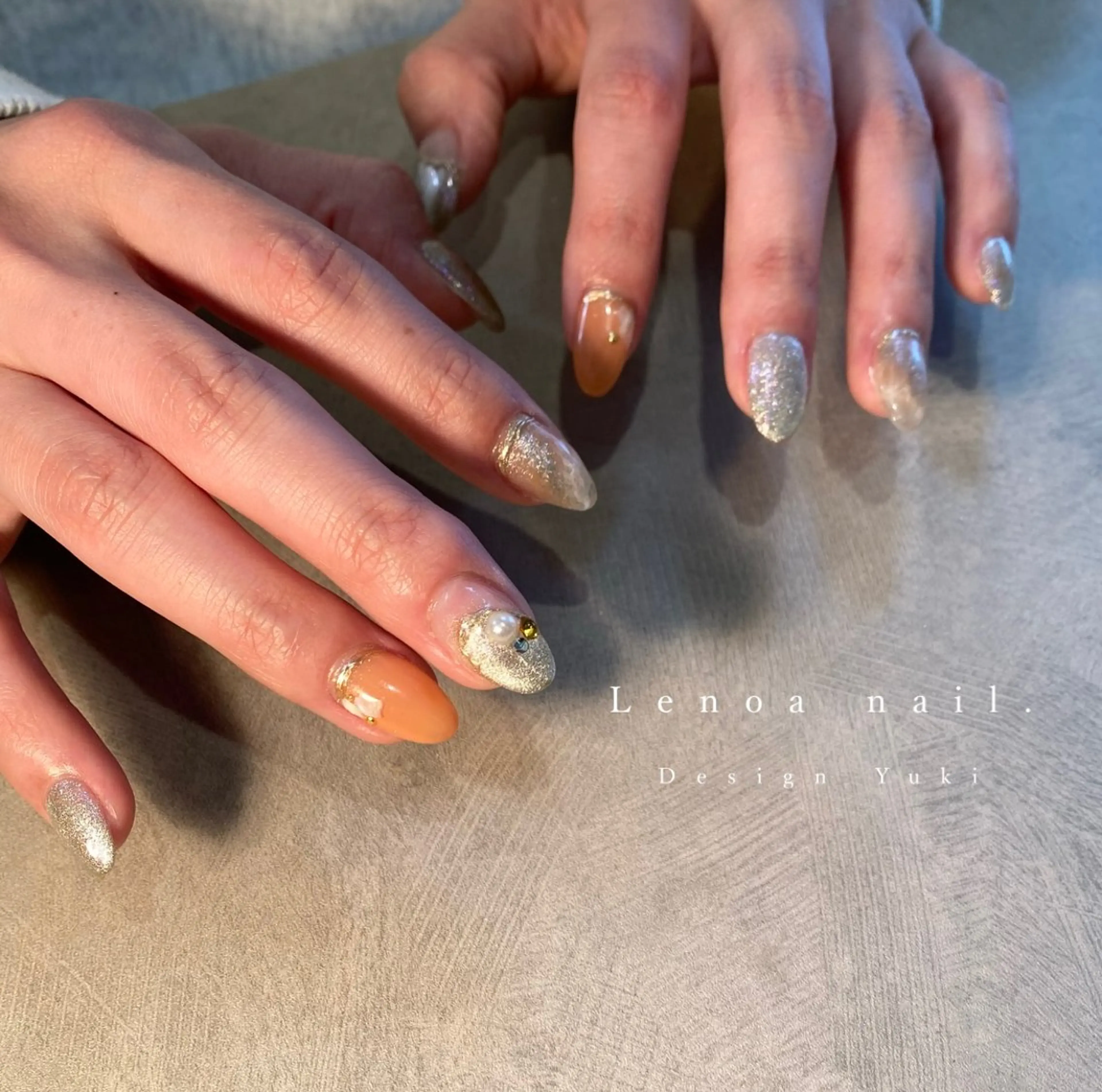 ネイル ハンドネイル Lenoa Yukiのネイルデザイン
