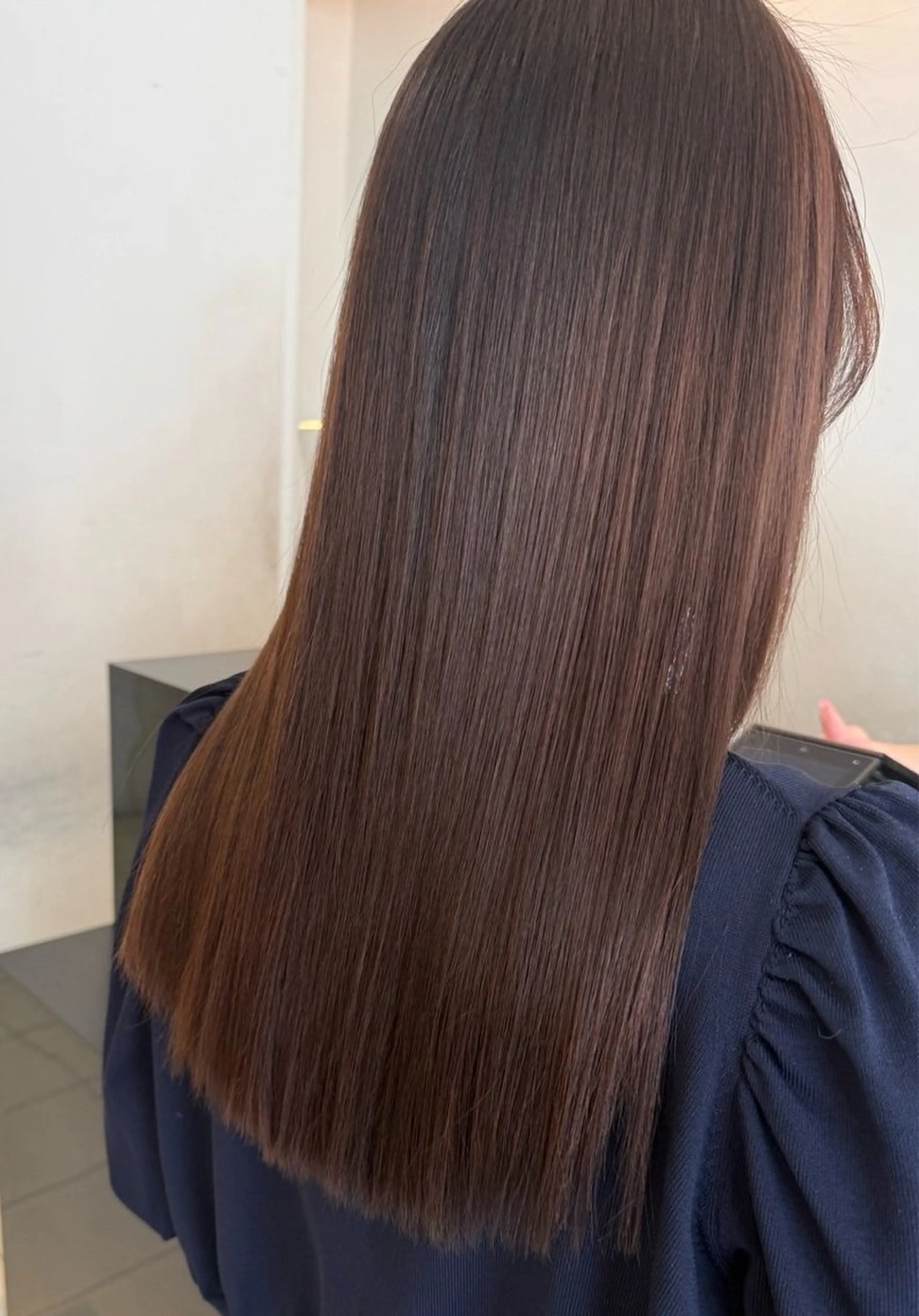 セミロング カット ヘアカラー 濵田さらさ カットモデル募集中のヘアスタイル