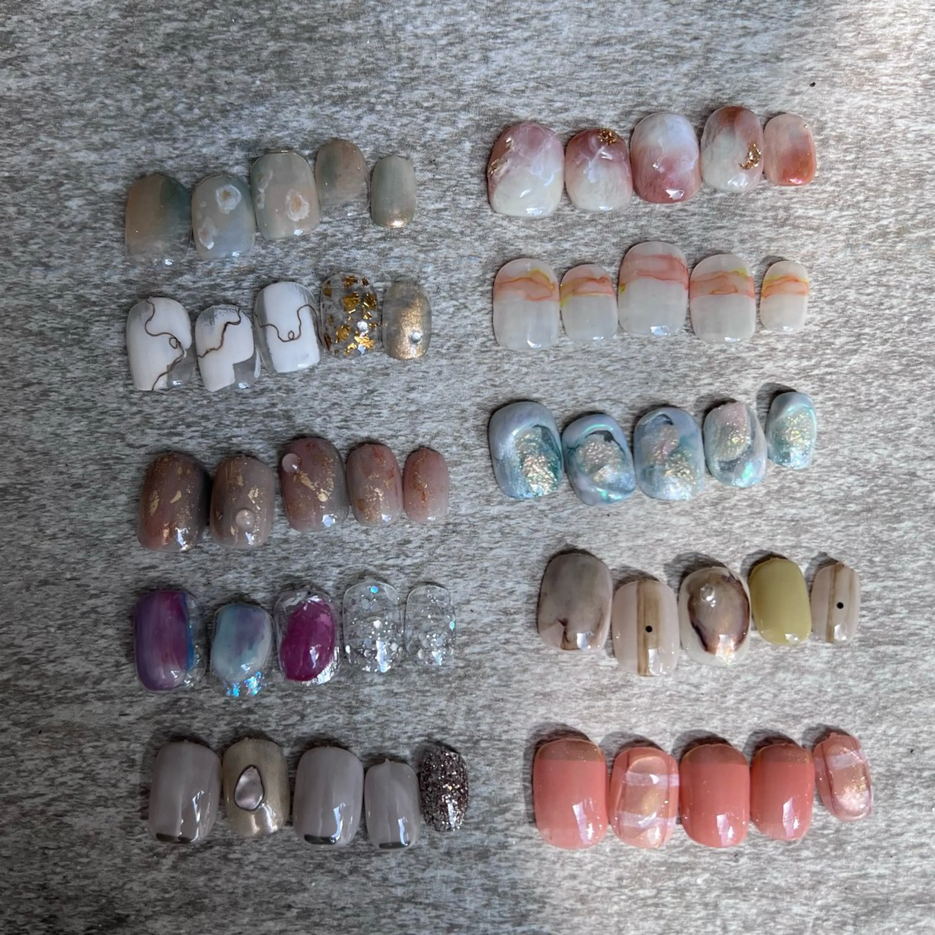 ネイル フレンチネイル ミラーネイル オフィスネイル ハンドネイル nail◯ petitnanoのネイルデザイン