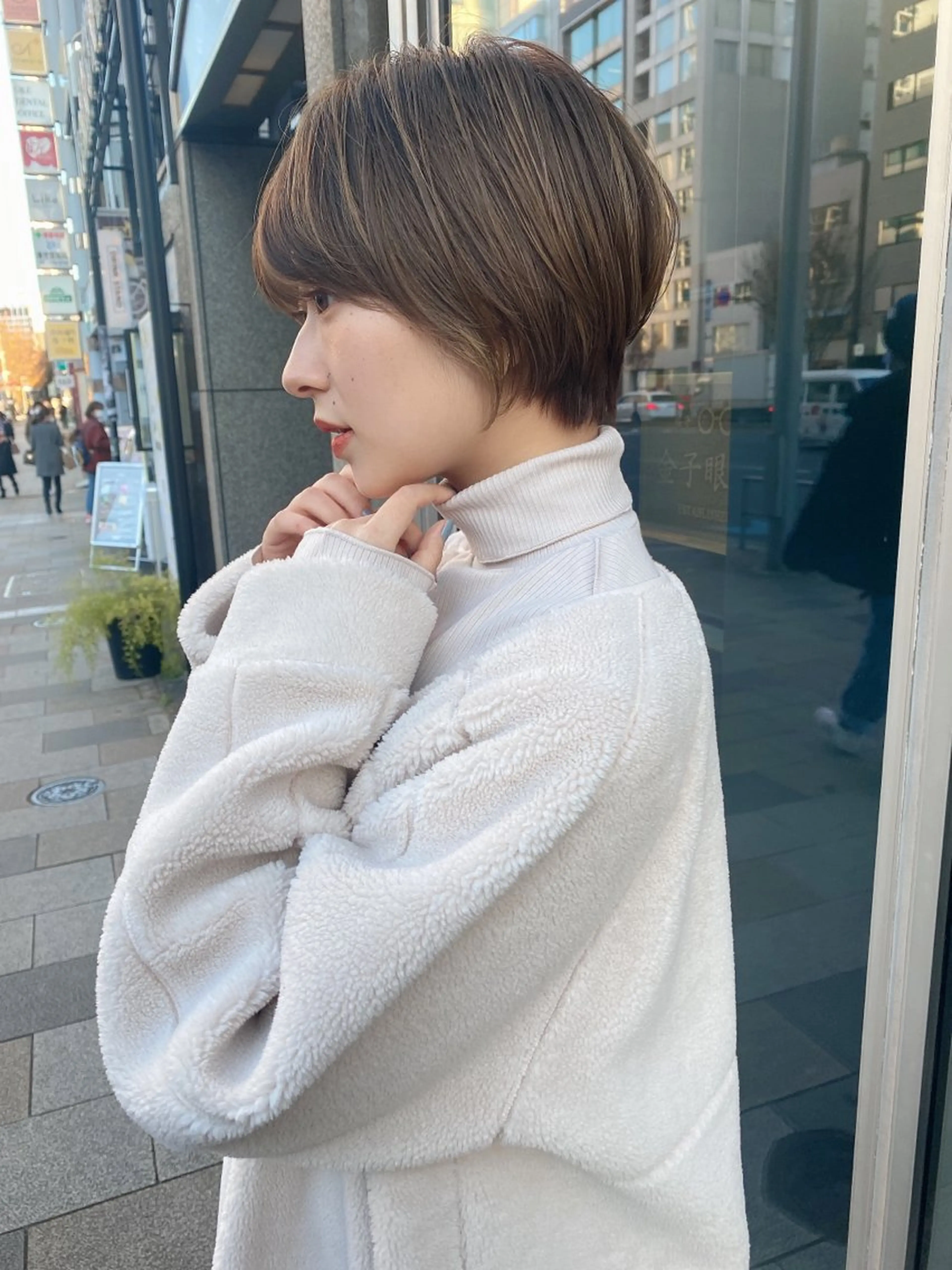 ショート 似合わせレイヤー 髪質改善/柴木琴愛のヘアスタイル