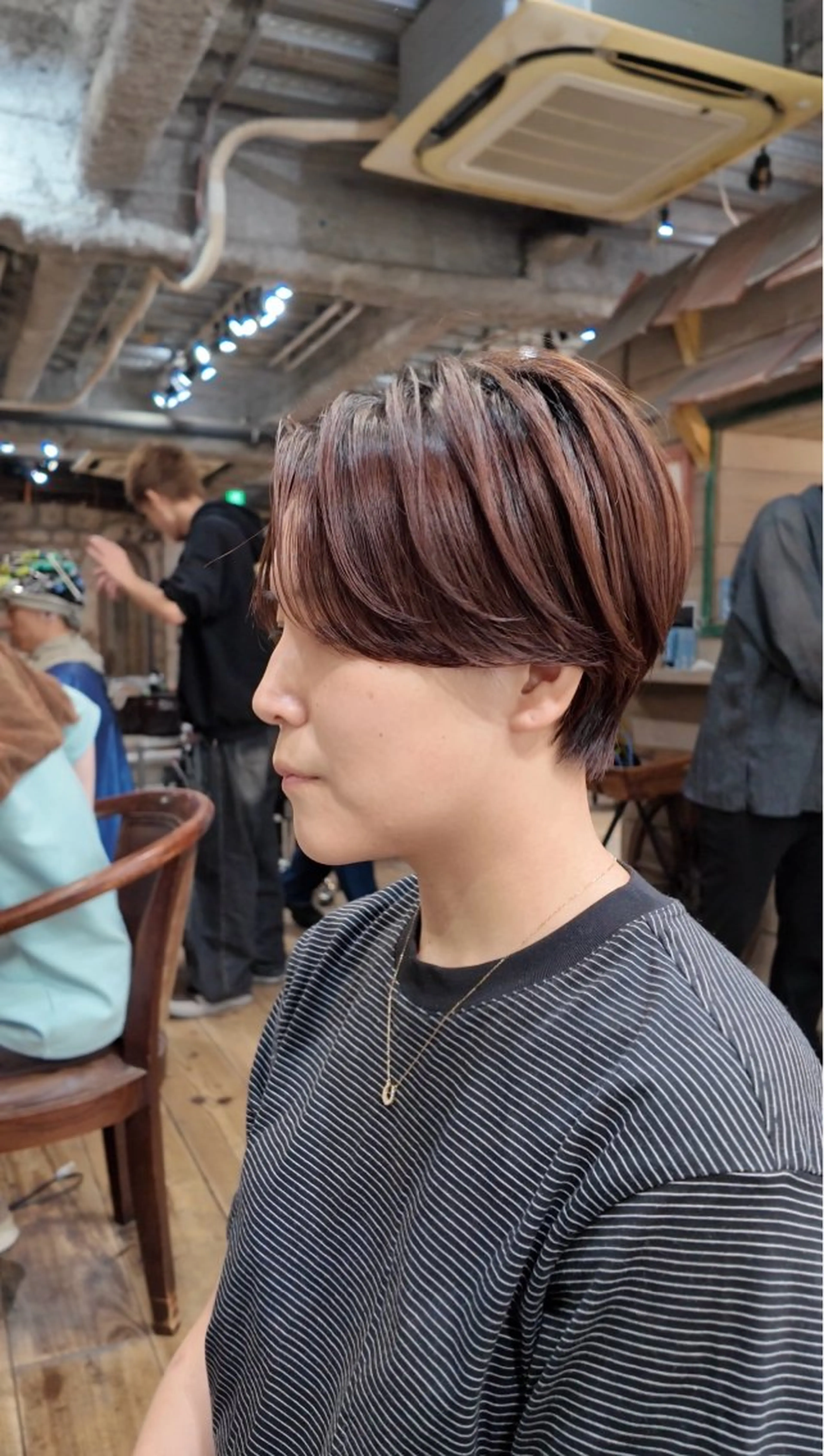 ショート カット ヘアカラー トリートメント まう/丸みショート ・ボブ特化／高円寺のヘアスタイル