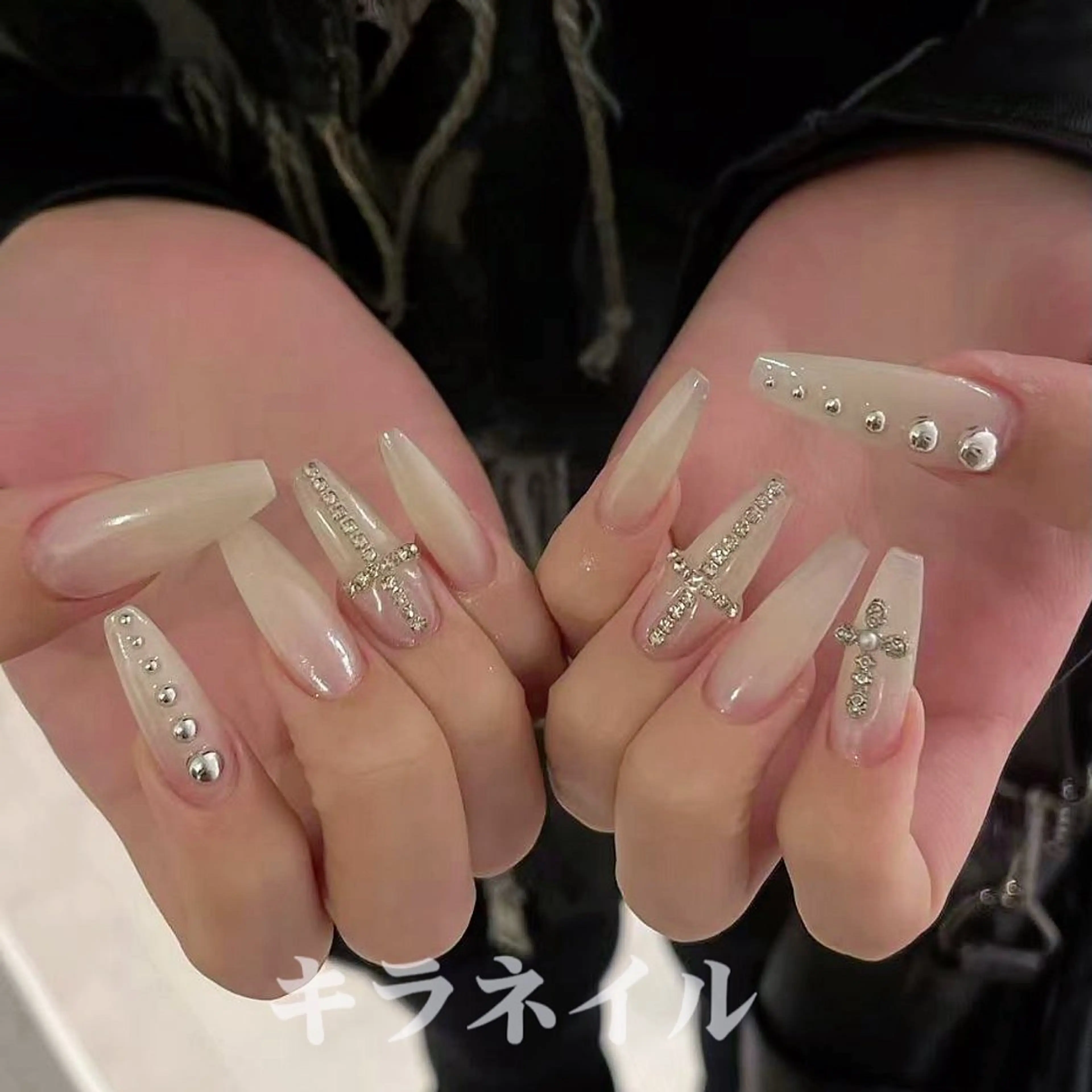 ネイル 🎀kira 長さだし💗モチ最高のネイルデザイン