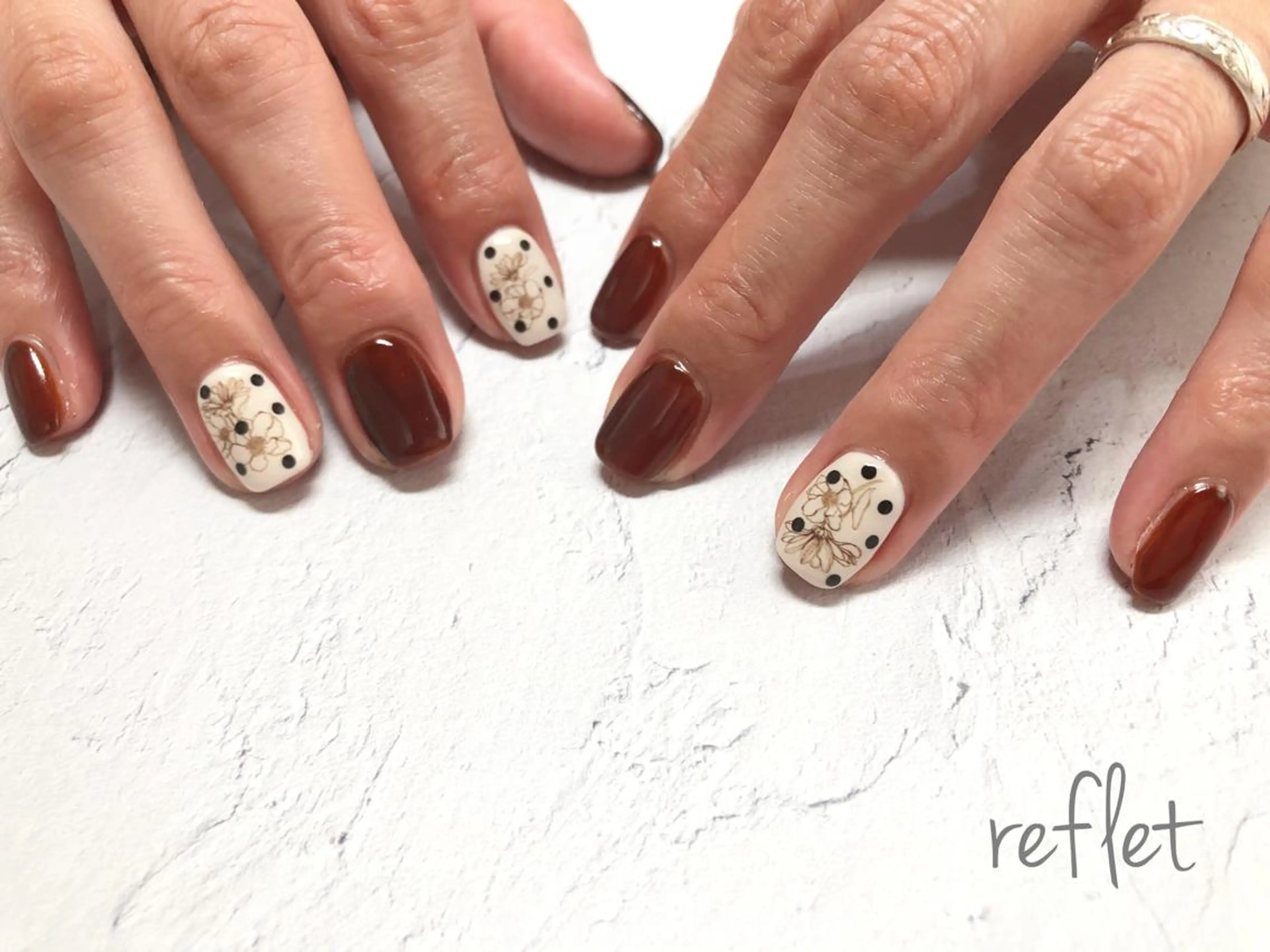 ネイル ハンドネイル reflet nailのネイルデザイン